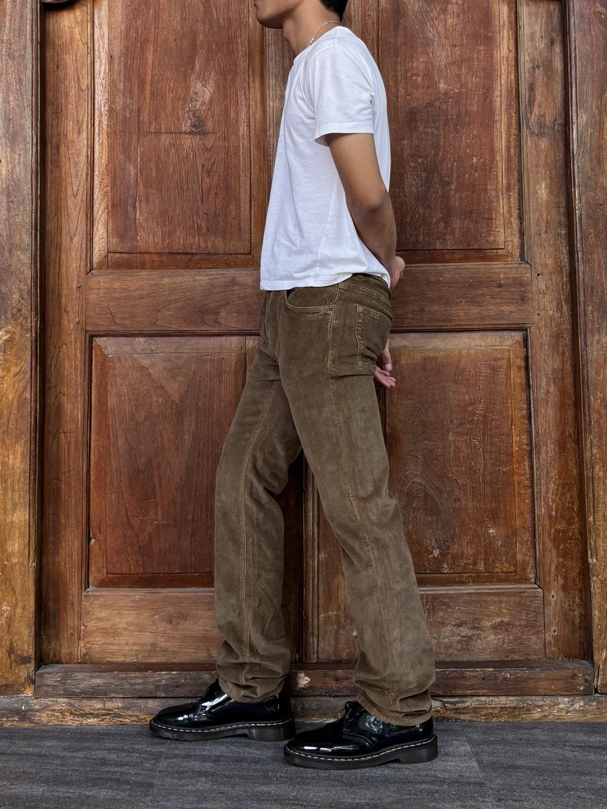 Prada Corduroy Tight Pants Size US 31 - 14 Thumbnail