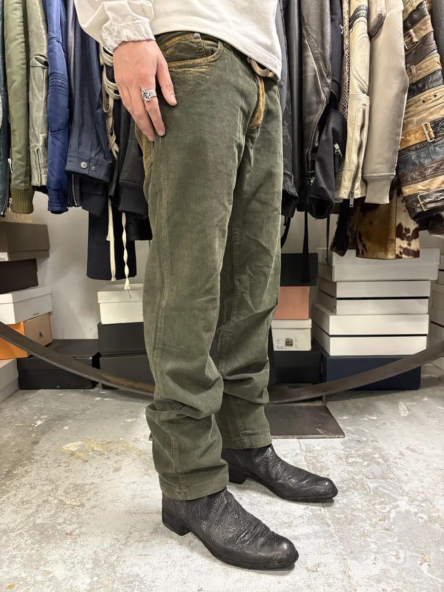 Dolce & Gabbana AW2006 Dolce & Gabbana Green Velvet Pants Size US 32 / EU 48 - 4 Thumbnail