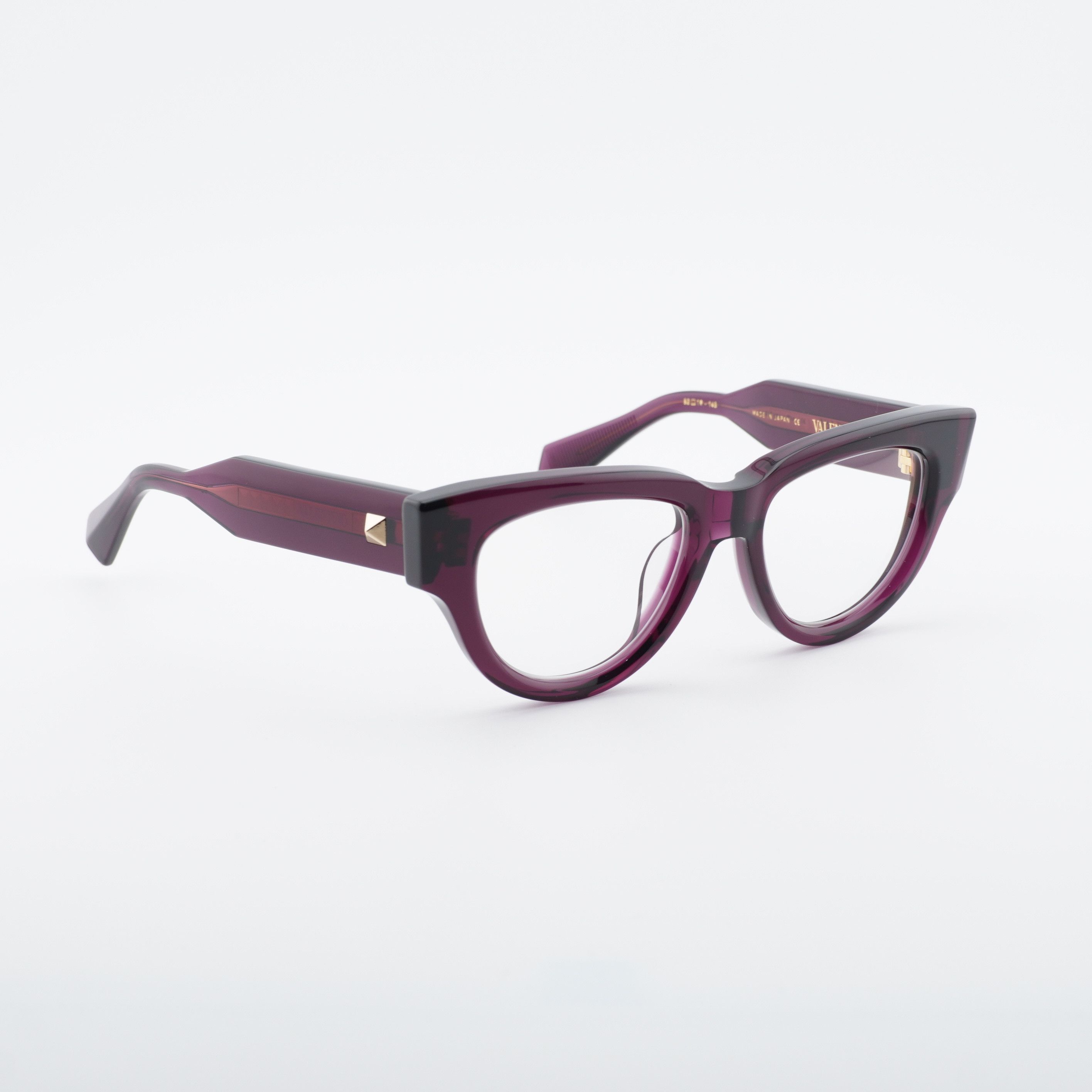 Valentino Valentino V-ESSENTIAL - III VLX-125B Eyeglasses Burgundy 52m Size ONE SIZE - 6 Thumbnail