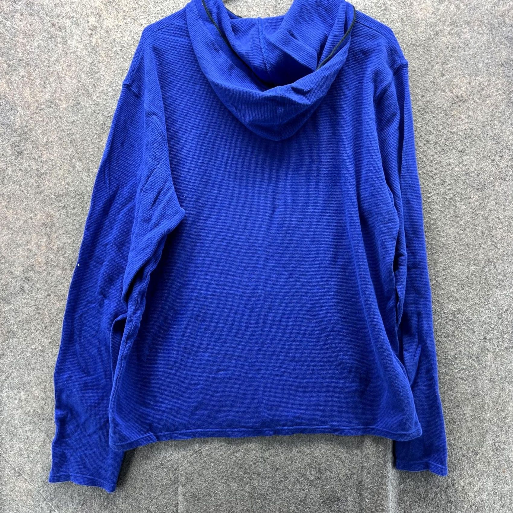 Polo Ralph Lauren Polo Ralph Lauren Pajama Top Mens L Blue Hooded Waffle Knit Sleepwear Lounge Shirt Size US L / EU 52-54 / 3 - 2 Thumbnail