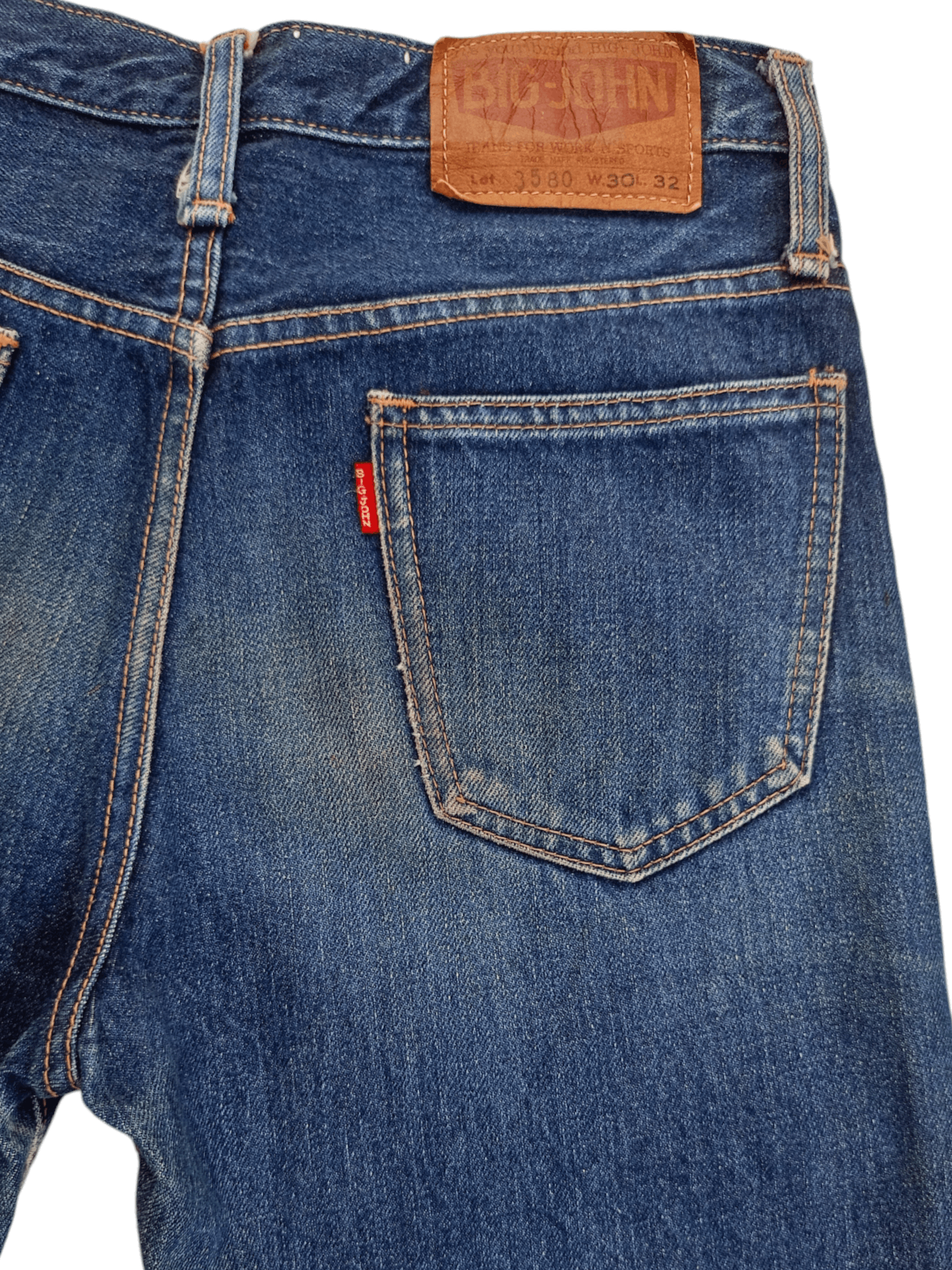 Big John × Vintage BIG JOHN Distressed Vintage Streetwear Denim Size US 30 / EU 46 - 22 Thumbnail