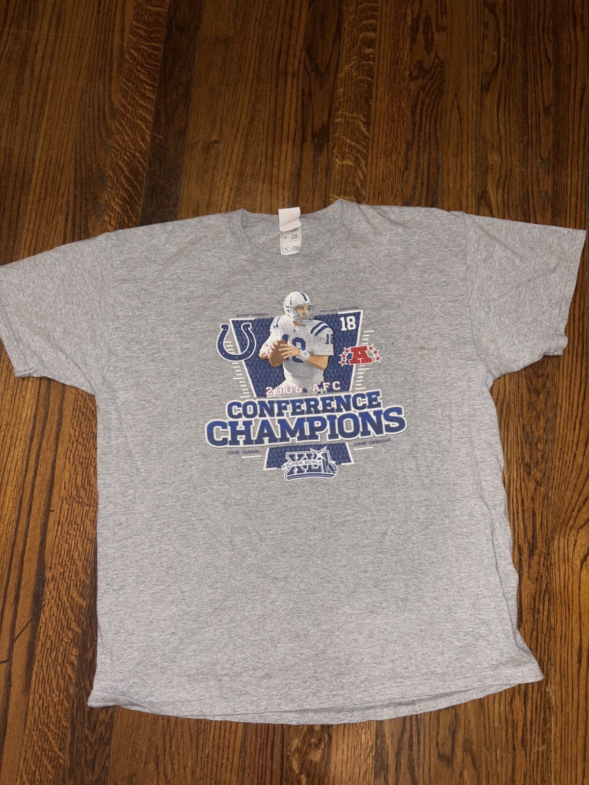NFL 2006 AFC COLTS SUPER BOWL Size US XL / EU 56 / 4 - 3 Thumbnail