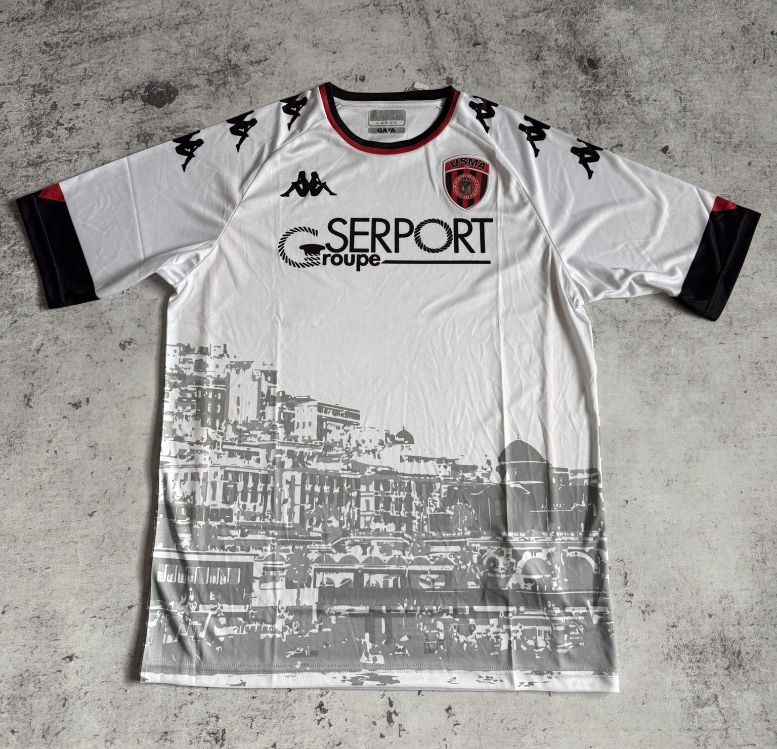 Kappa USMA Alger 2021/2022 Football Shirt Jersey Kappa size XL Size US XL / EU 56 / 4 - 1 Thumbnail
