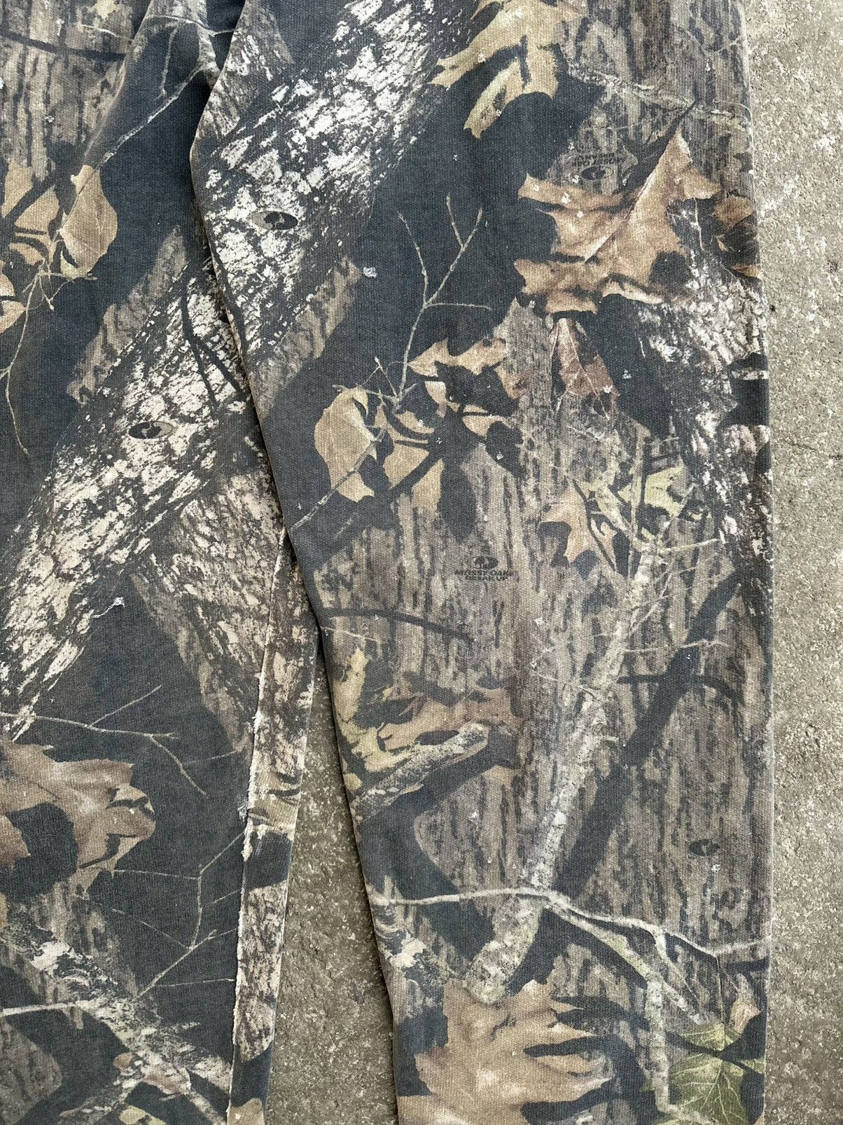 Carhartt × Wrangler (36-40x32) Crazy Vintage Distressed Faded Camo Baggy Pants Size US 36 / EU 52 - 6 Thumbnail