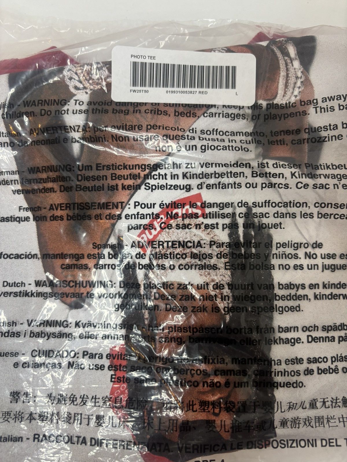 Supreme Supreme Playboi Carti Tee Red Size Large Size US L / EU 52-54 / 3 - 7 Thumbnail
