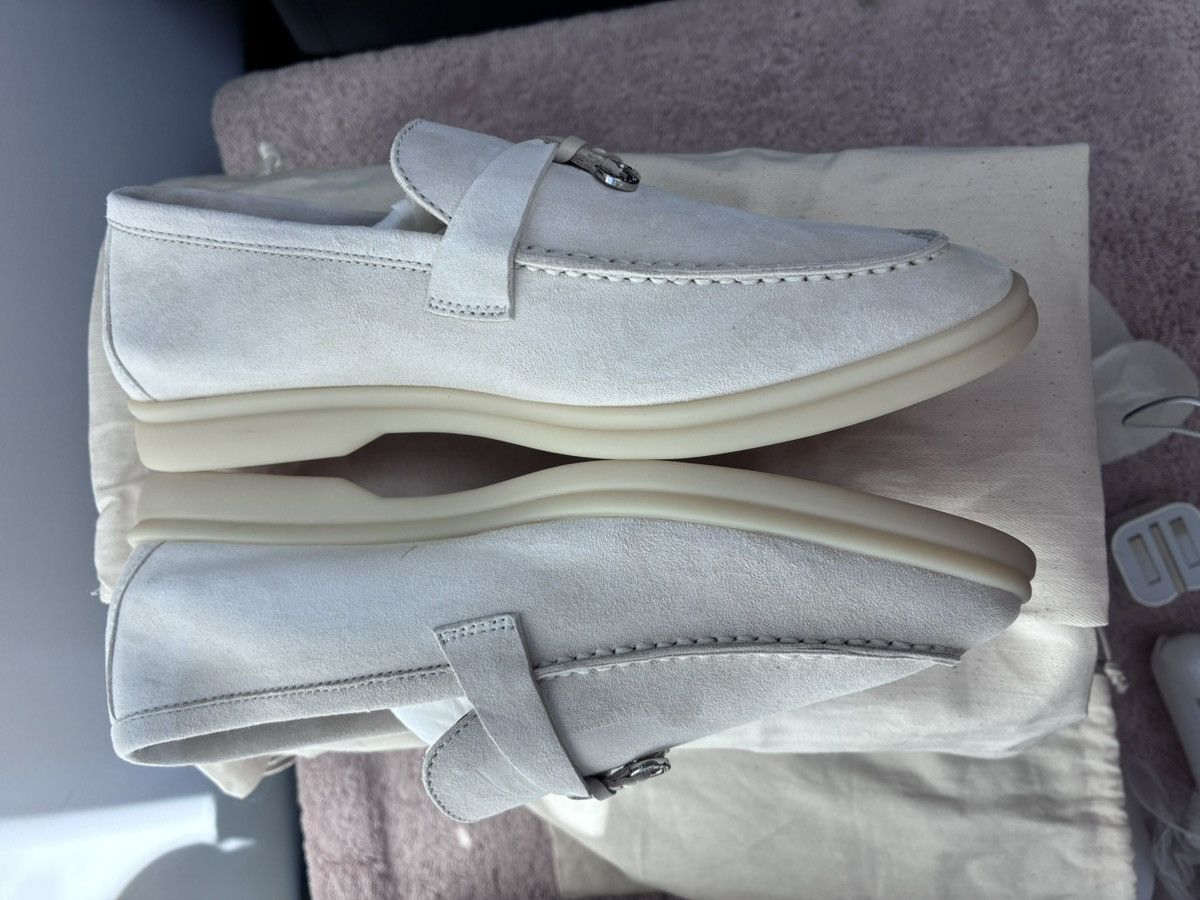 Loro Piana Loro piana grey summer charm walk uk 5 eu 38 Size US 8 / IT 38 - 3 Thumbnail