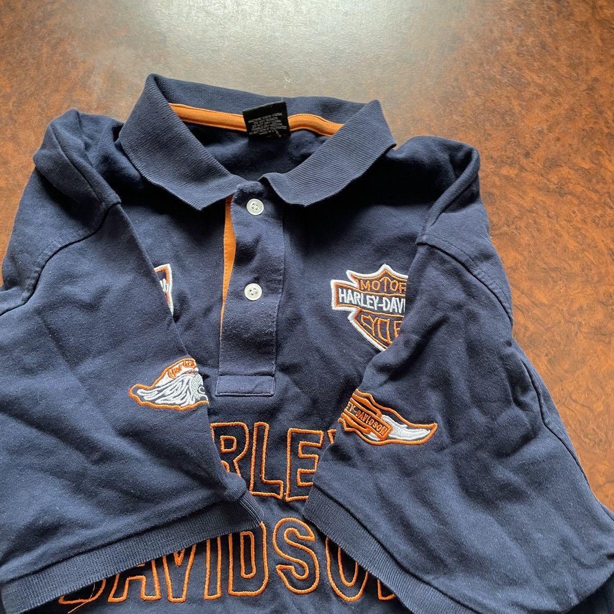 Harley Davidson × If Six Was Nine Harley Davidson 90s moto racing nascar amg polo tee shirt Size US M / EU 48-50 / 2 - 4 Thumbnail