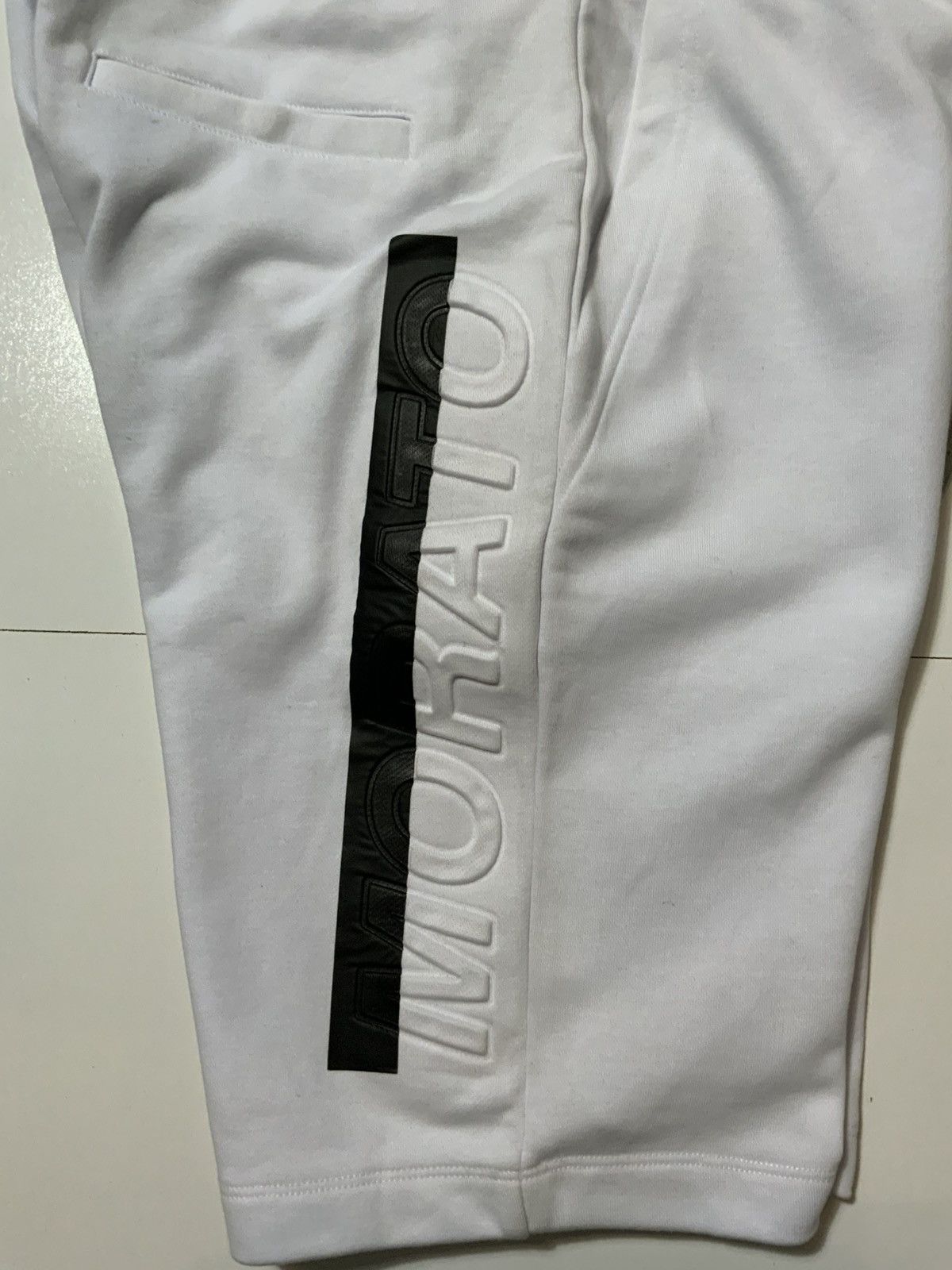 Antony Morato Antony Morato Lifted Lettering Spellout Terry Sweat Shorts Size US 34 / EU 50 - 6 Thumbnail
