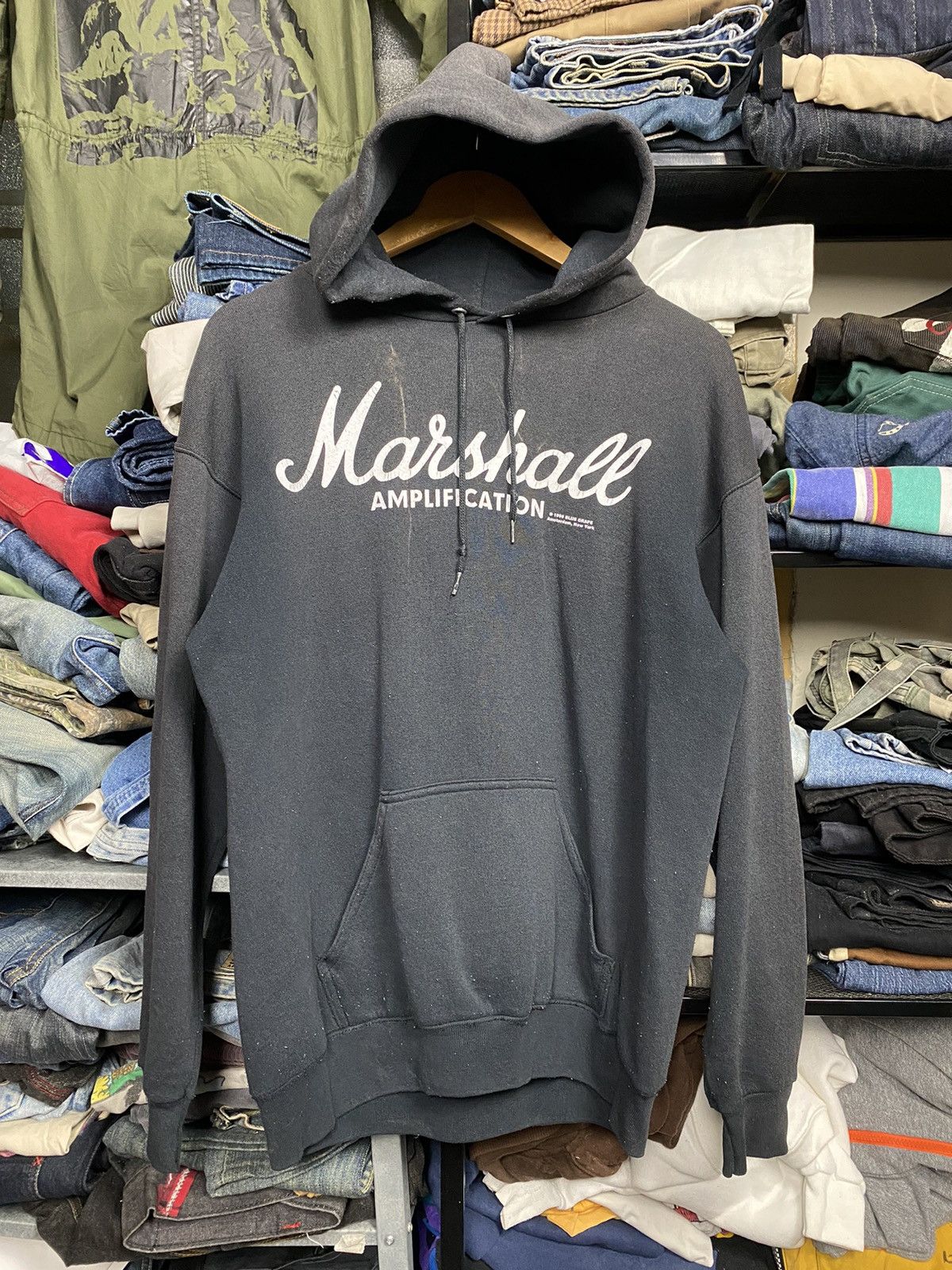 vintage marshall amplification hoodie