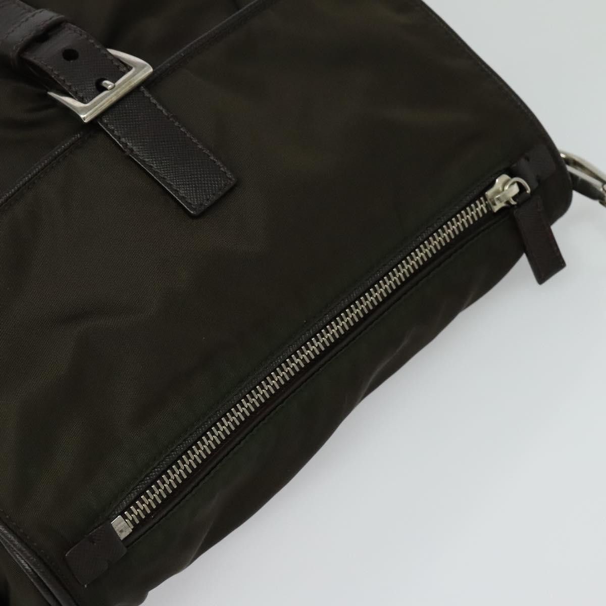 Prada PRADA Shoulder Bag Nylon Khaki Silver Size ONE SIZE - 6 Thumbnail