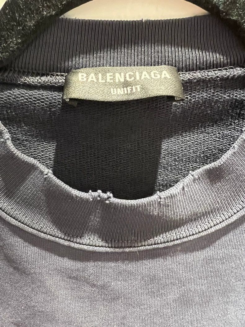 Balenciaga Balenciaga Navy Blue 1917 Crewneck Sweatshirt Size US XS / EU 42 / 0 - 2 Thumbnail