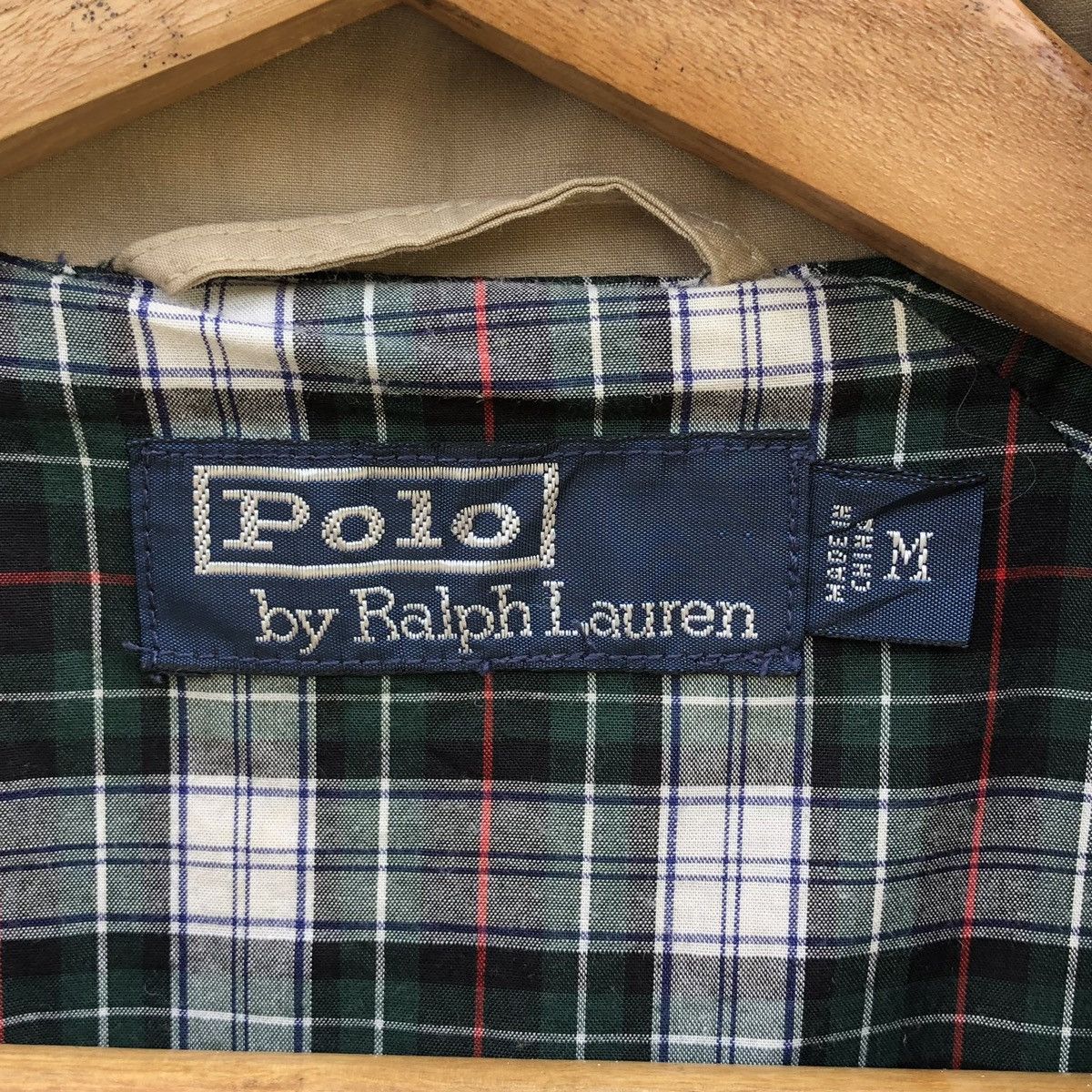 Polo Ralph Lauren Vintage Polo Ralph Lauren Lined Checked Bomber Jacket Size US M / EU 48-50 / 2 - 12 Thumbnail