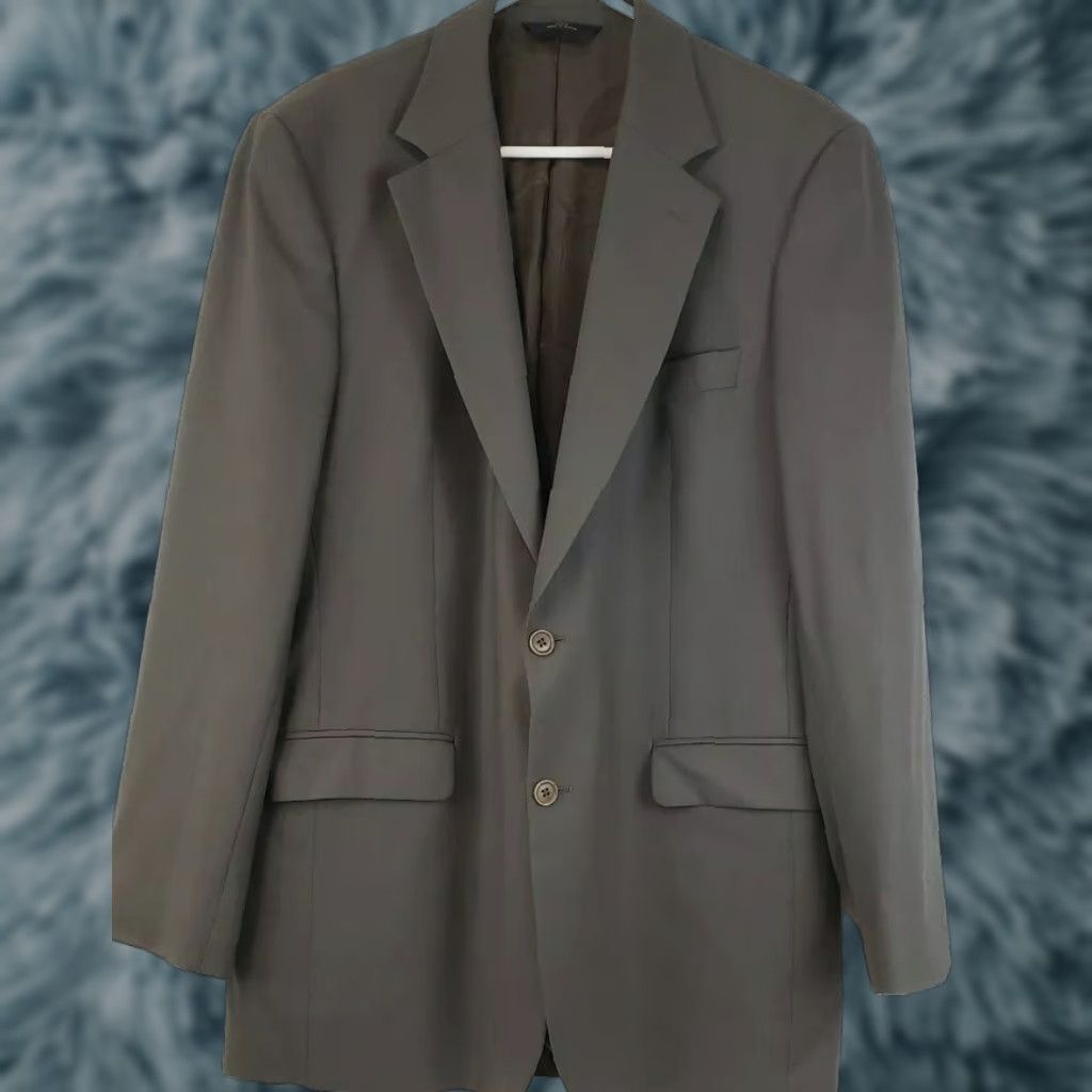 Brooks Brothers BROOKS BROTHERS 346 Men's Blazer 40L Brown Wool Stretch Suit Jacket Classic Designer Size 40R - 1 Thumbnail