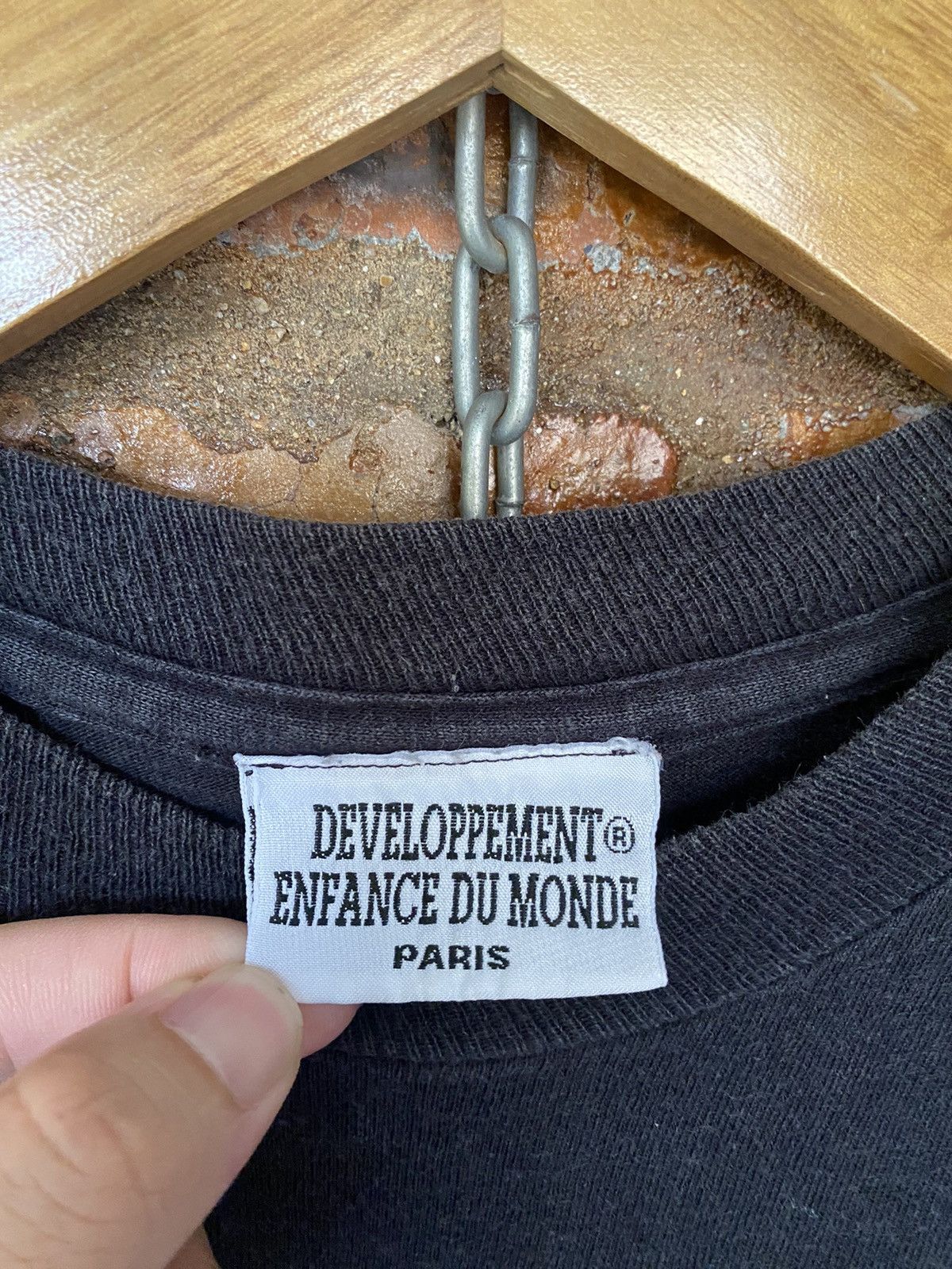 Designer × Japanese Brand × Ruffo Research 🔥Rare Developpement Enfance Du Monde tee by JEAN COLONNA Size US XS / EU 42 / 0 - 10 Thumbnail