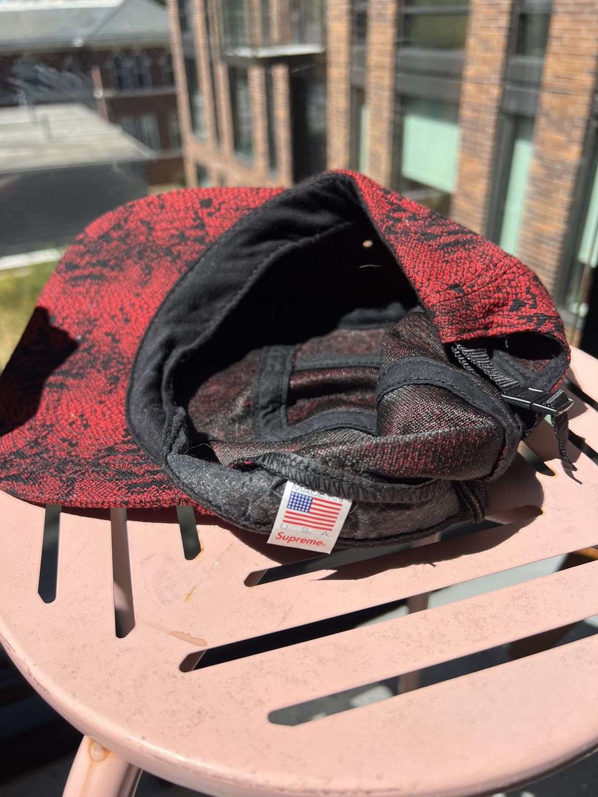 Supreme F/W ‘14 Jacquard Snake Camp Cap Size ONE SIZE - 6 Thumbnail