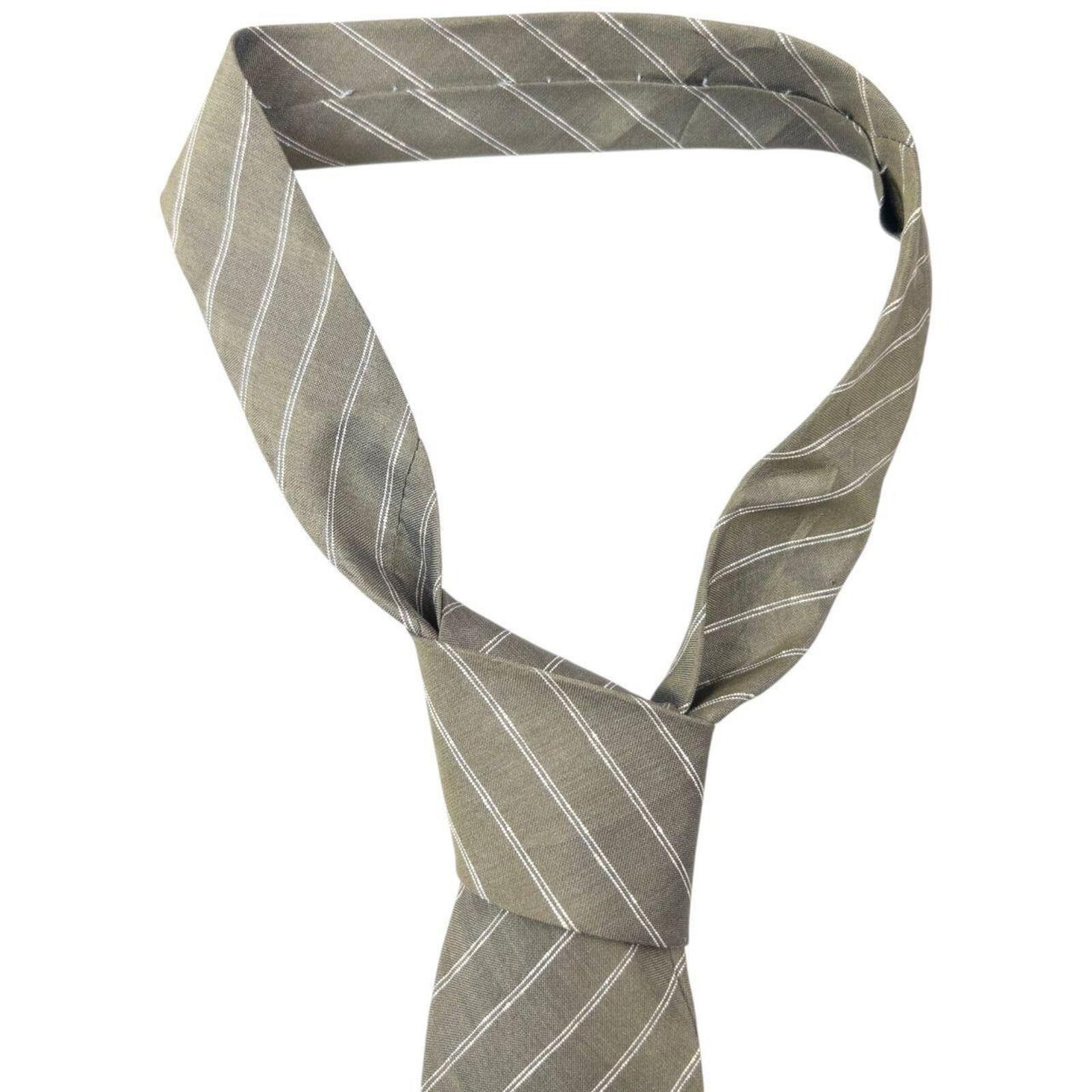 Issey Miyake Vintage 90s Issey Miyake Striped Silk Tie Size ONE SIZE - 4 Thumbnail
