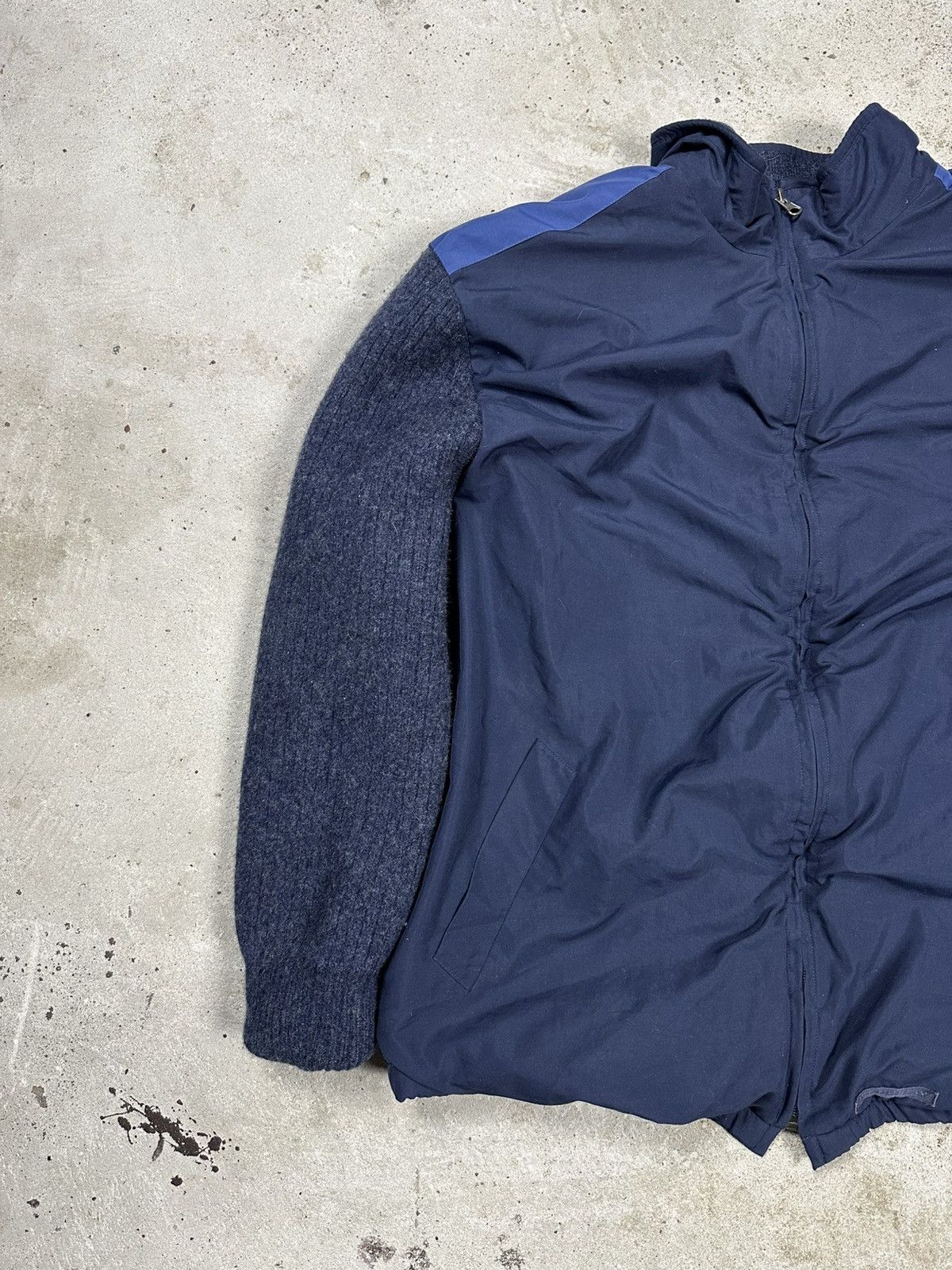 Burberry Vintage Y2K Burberry Golf Navy Track Jacket Wool Lining Size US XL / EU 56 / 4 - 6 Thumbnail