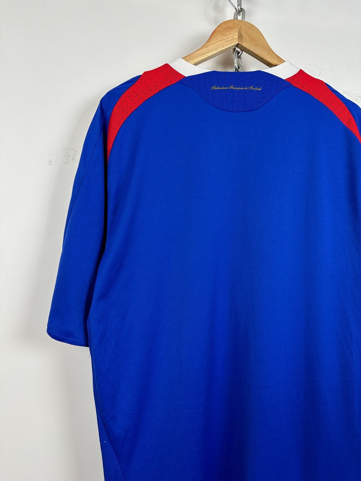 Adidas 2008 Vintage Adidas France National Team Home Soccer Jersey Size US XL / EU 56 / 4 - 11 Thumbnail