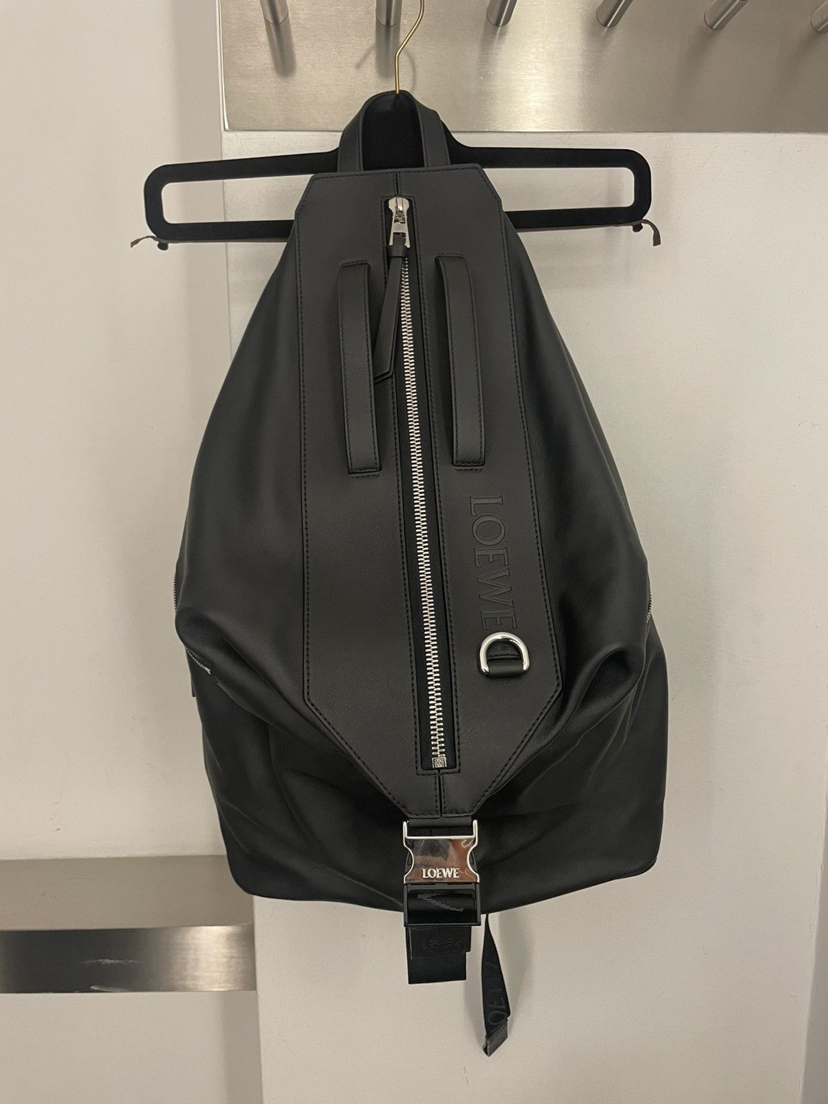 Loewe Convertible backpack in classic calfskin. Size ONE SIZE - 6 Thumbnail
