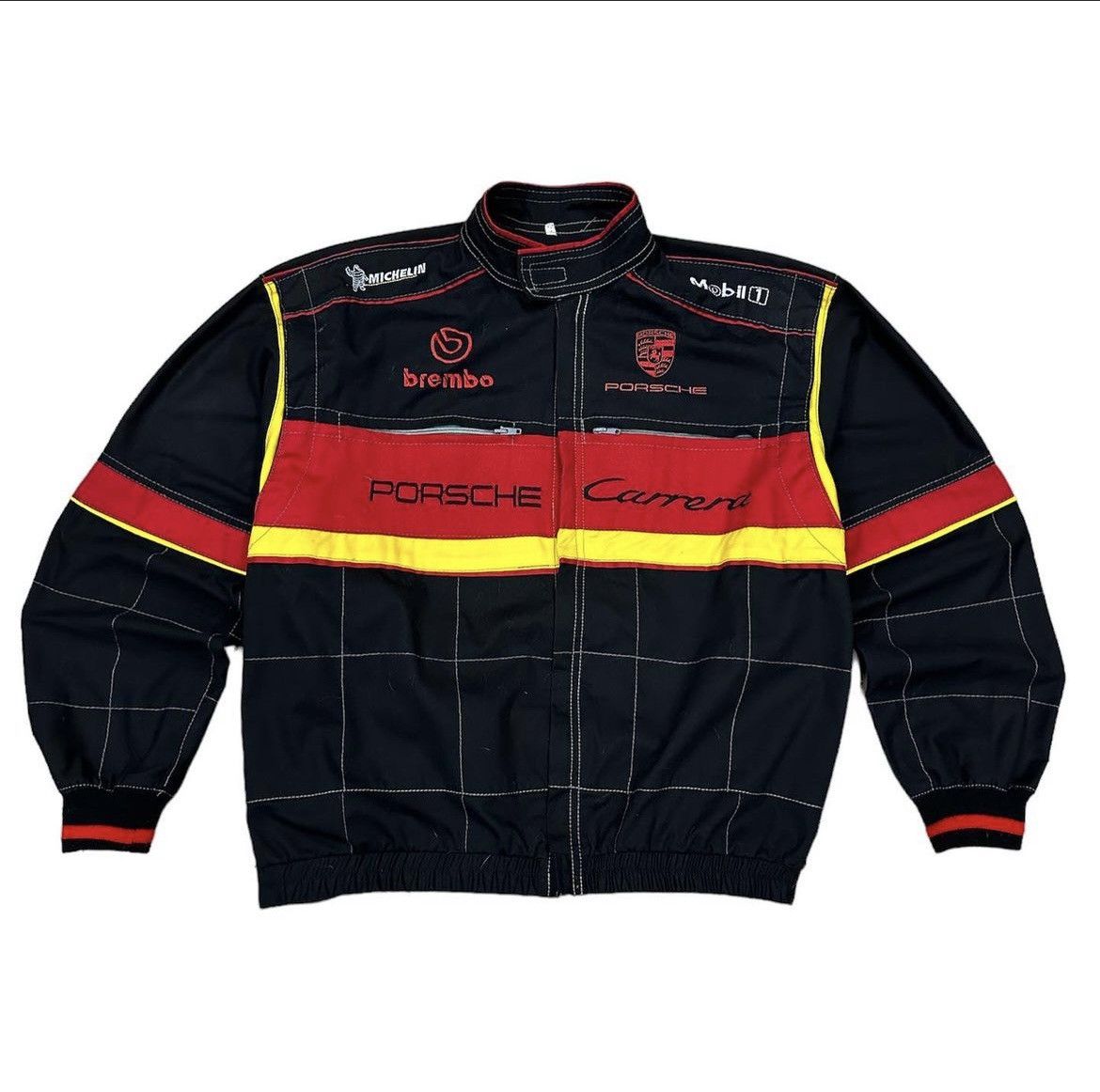Formula 1 × Vintage Vintage Porsche Carrera Racing Jacket Red Formula ...