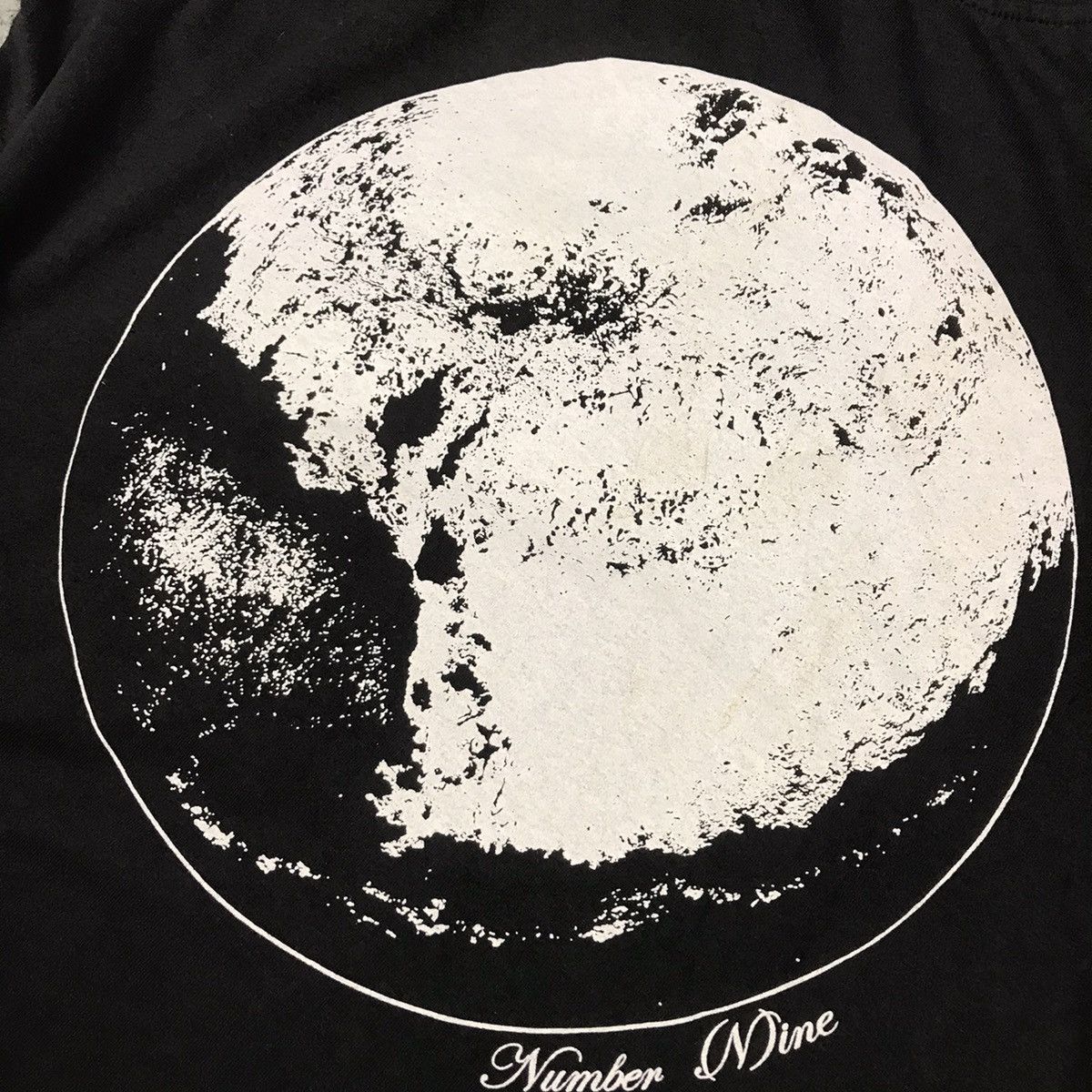 Japanese Brand × Number (N)ine NUMBER NINE X MARLBORO DESIGN BIG MOON DRAK GRAY TSHIRT Size US M / EU 48-50 / 2 - 9 Thumbnail