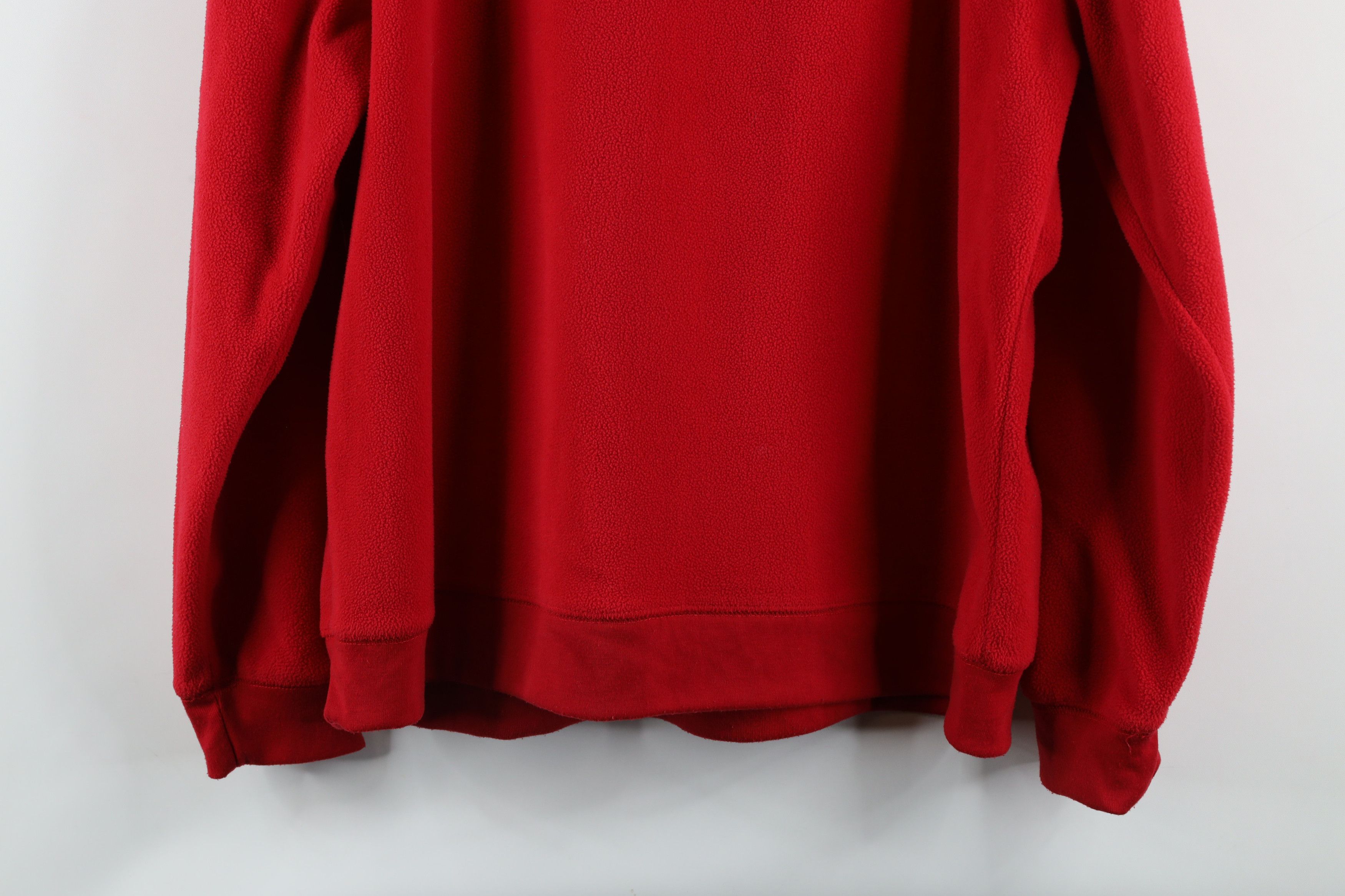 Disney × Vintage Vintage Disney Mickey Mouse Flower Fleece Sweater Red Size XL / US 12-14 / IT 48-50 - 8 Thumbnail
