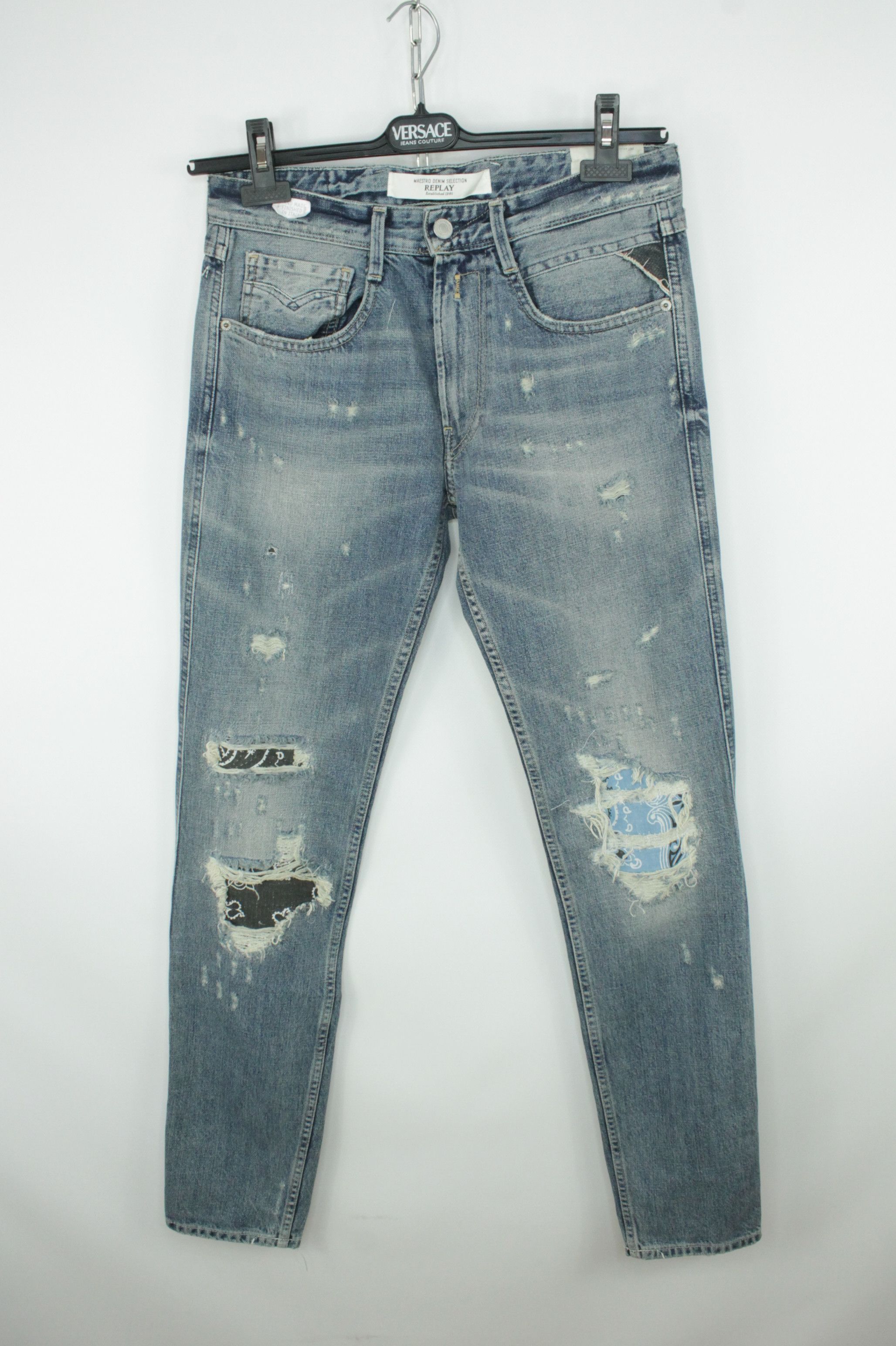Replay Replay Maestro Denim Selection Slim Fit Distressed Jeans Size US 30 / EU 46 - 3 Thumbnail