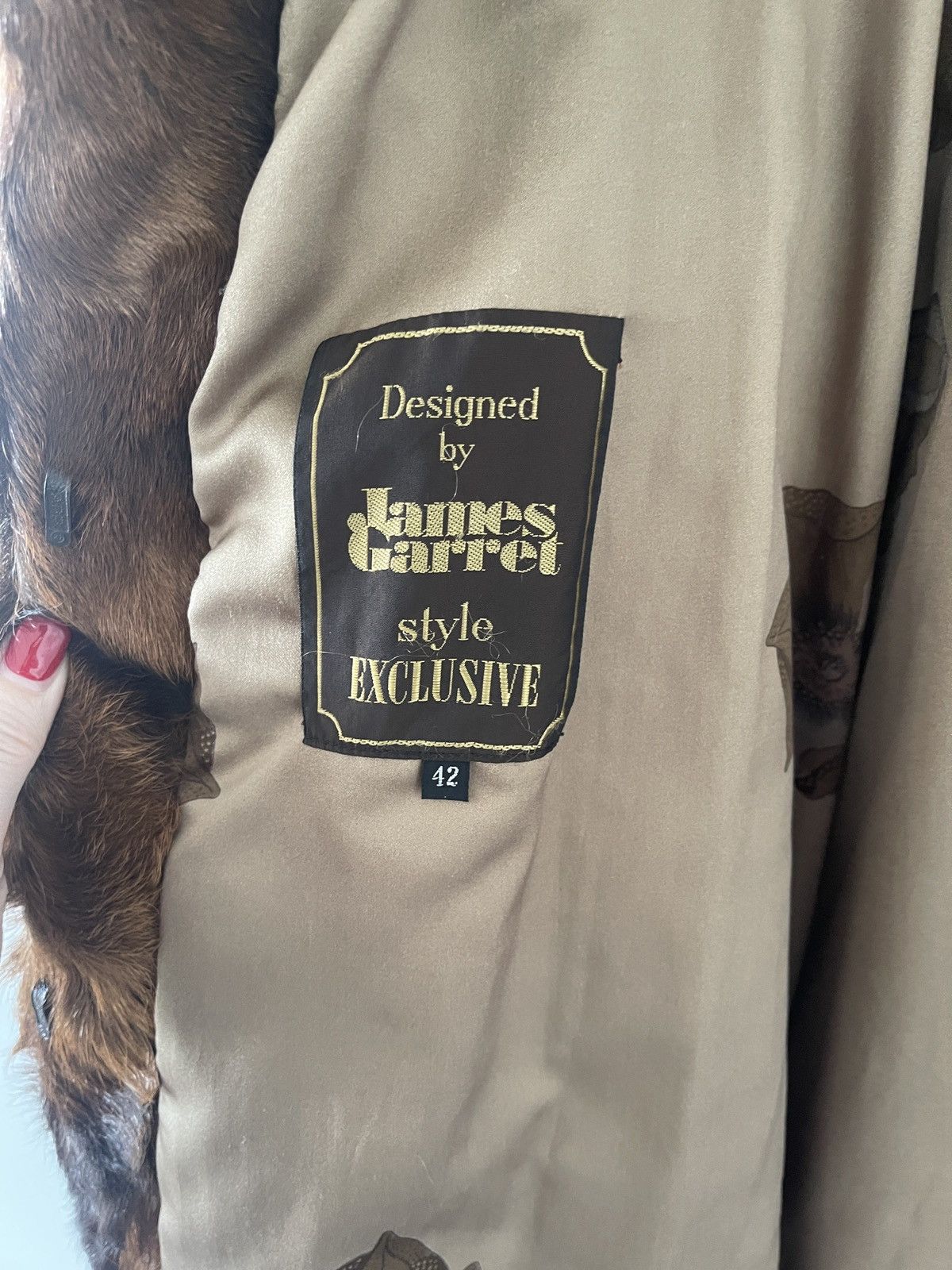 Vintage Vintage Cow Hide and Fox Fur Coat in Brown and Green Size M / US 6-8 / IT 42-44 - 6 Thumbnail