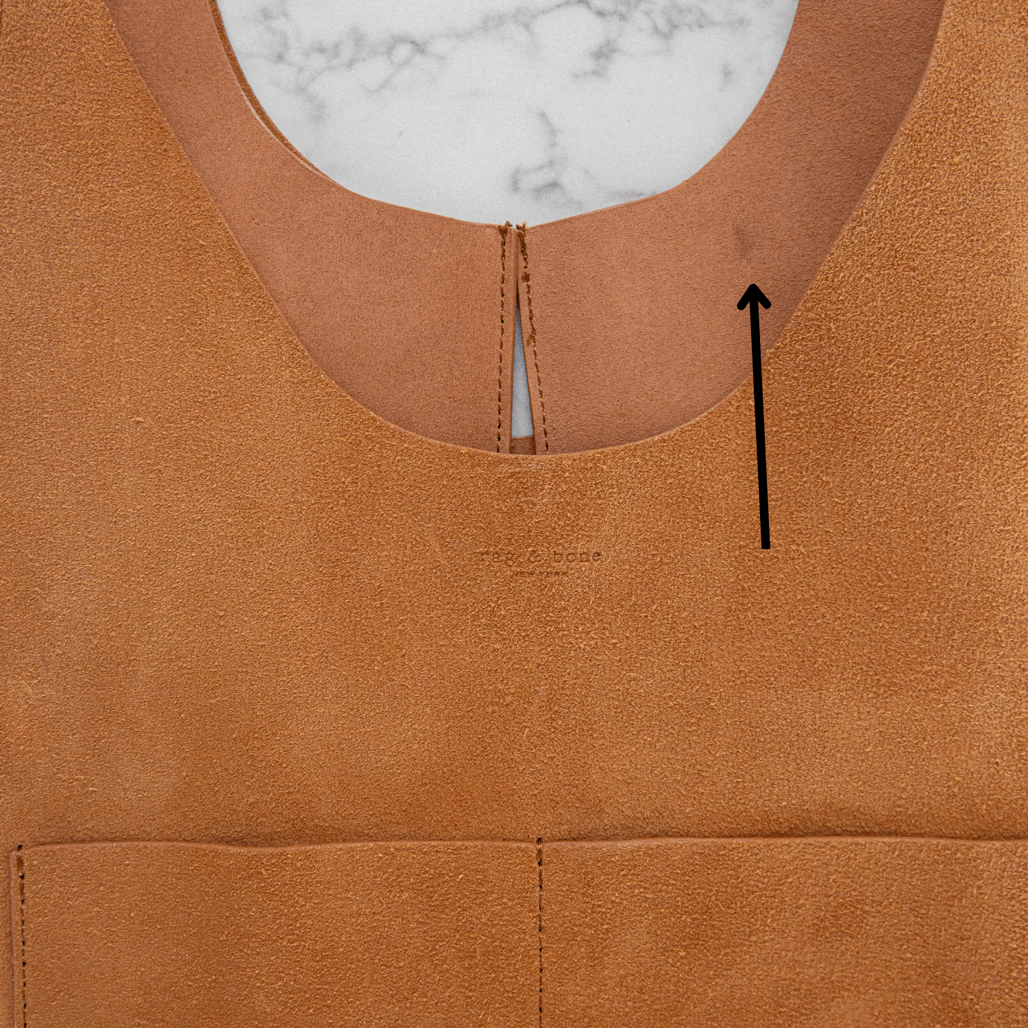 Rag & Bone Rag & Bone Logan Shopper Suede Tote Bag​ Size ONE SIZE - 13 Thumbnail