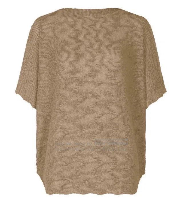 Issey Miyake Issey Miyake size:one size Brown Dark-Pattern Ruched Crew- Size XXS / US 00 / IT 34 - 1 Thumbnail