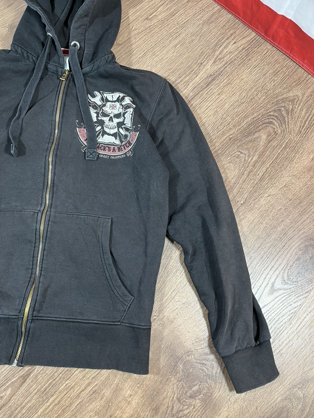Vintage Vintage West Coast Choppers Big Logo Hoodie Size US L / EU 52-54 / 3 - 4 Thumbnail