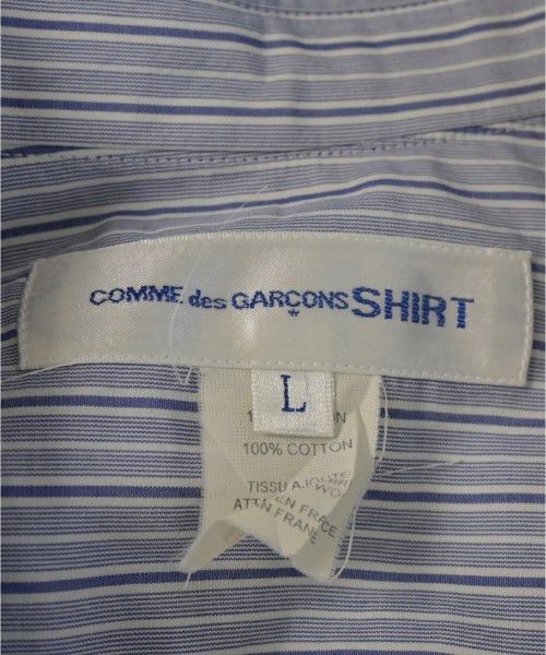 Comme des Garcons SHIRT Shirt Cotton Stripes Chest Pocket Long Sleeve Blue Size US L / EU 52-54 / 3 - 6 Thumbnail