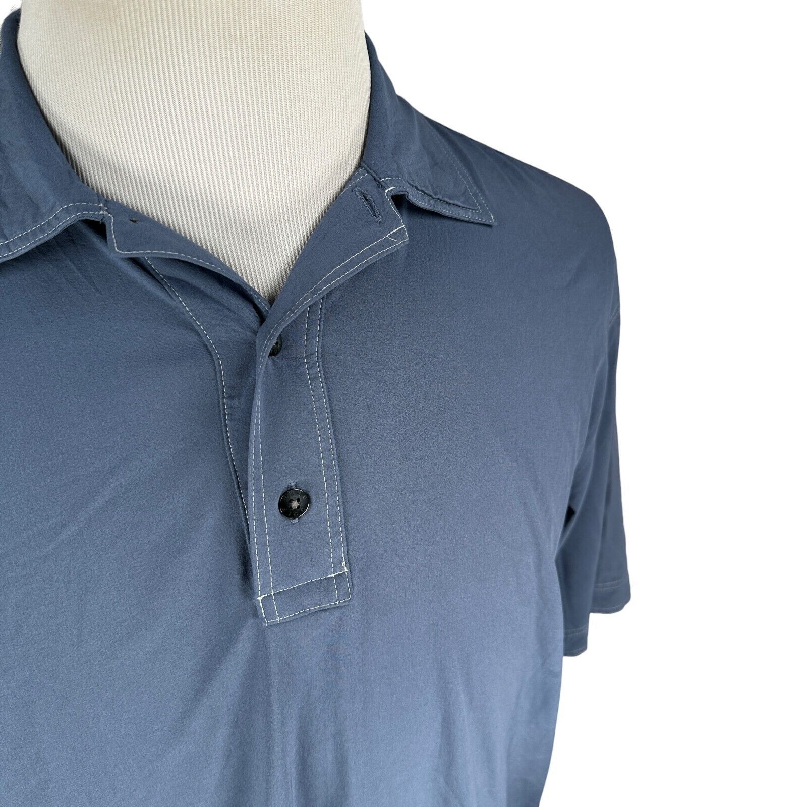 Nike Nike Tiger Woods Polo Shirt Mens Medium Blue Short Sleeve Size US M / EU 48-50 / 2 - 2 Thumbnail