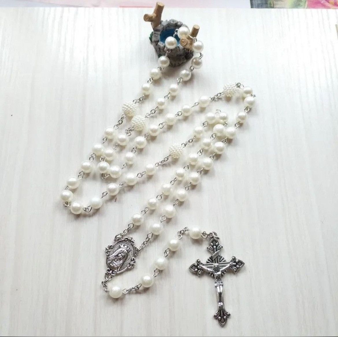 Japanese Brand Saint Benedict Rosary Necklace Chain Catholic Jesus Size ONE SIZE - 2 Thumbnail