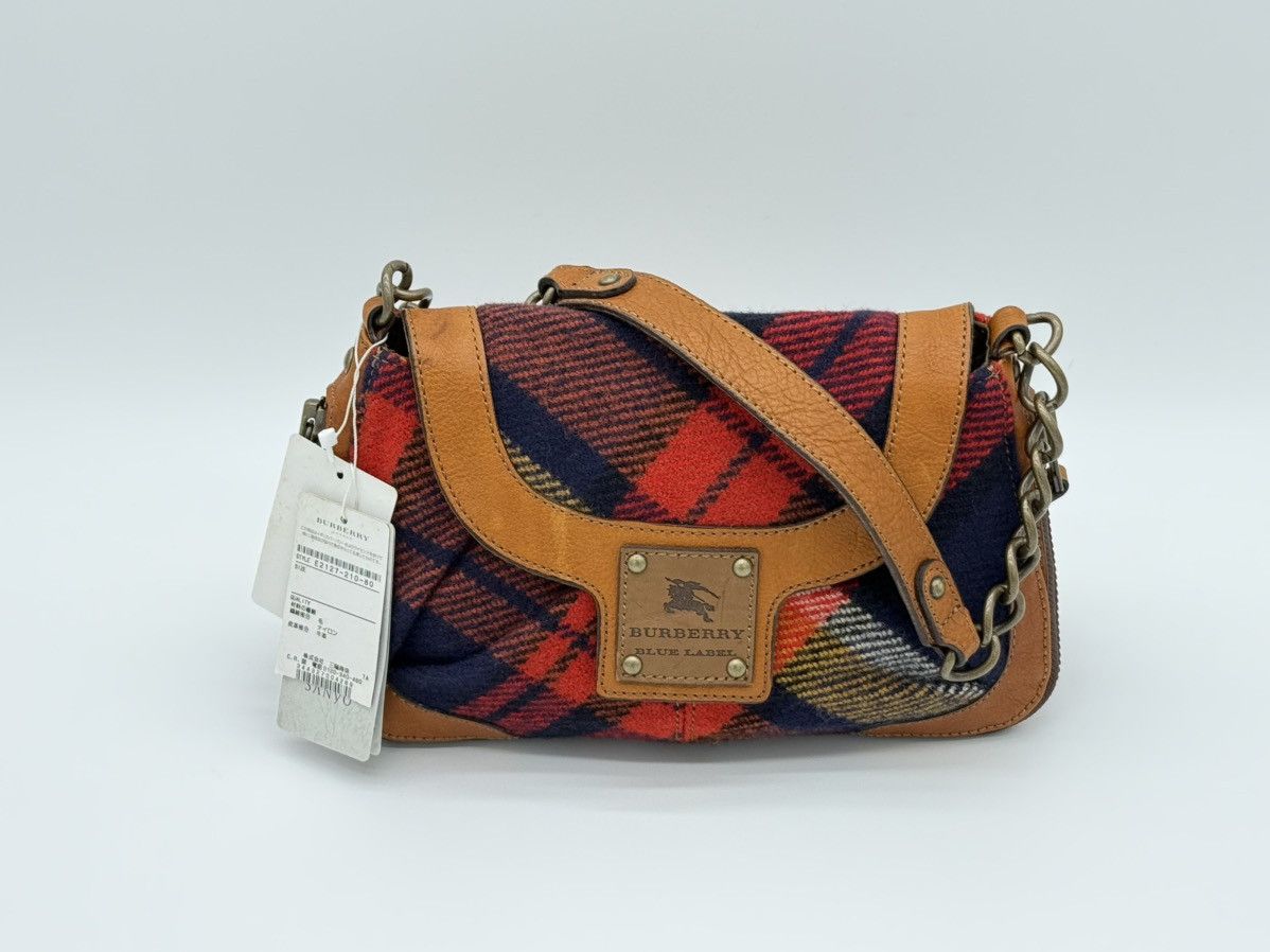 Burberry Nova Check Blue Label Shoulder Bag