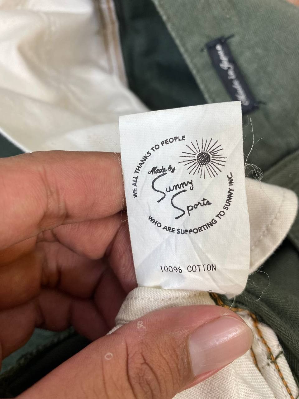 Sunny Sports vintage sunny sports boatsail cloth herringbone twill pants Size US 32 / EU 48 - 12 Thumbnail
