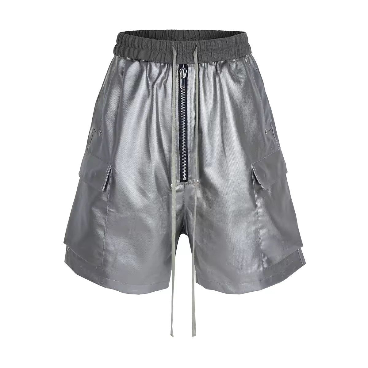 Drawstring Baggy Cargo Shorts