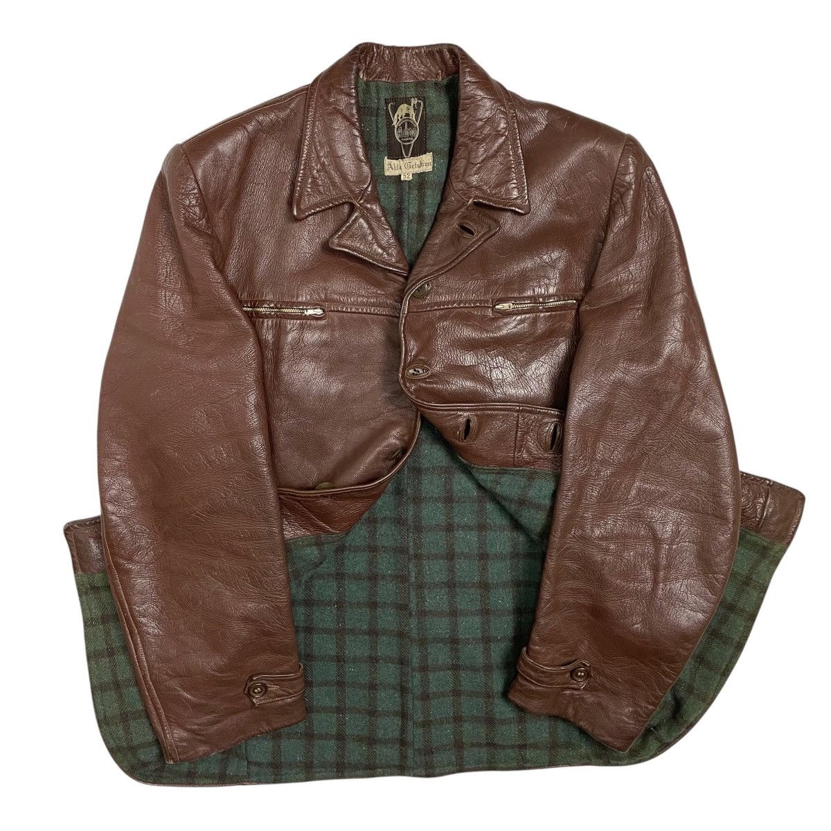 Vintage 1940s Swedish Goatskin Jacket - M/L Size US L / EU 52-54 / 3 - 2 Thumbnail