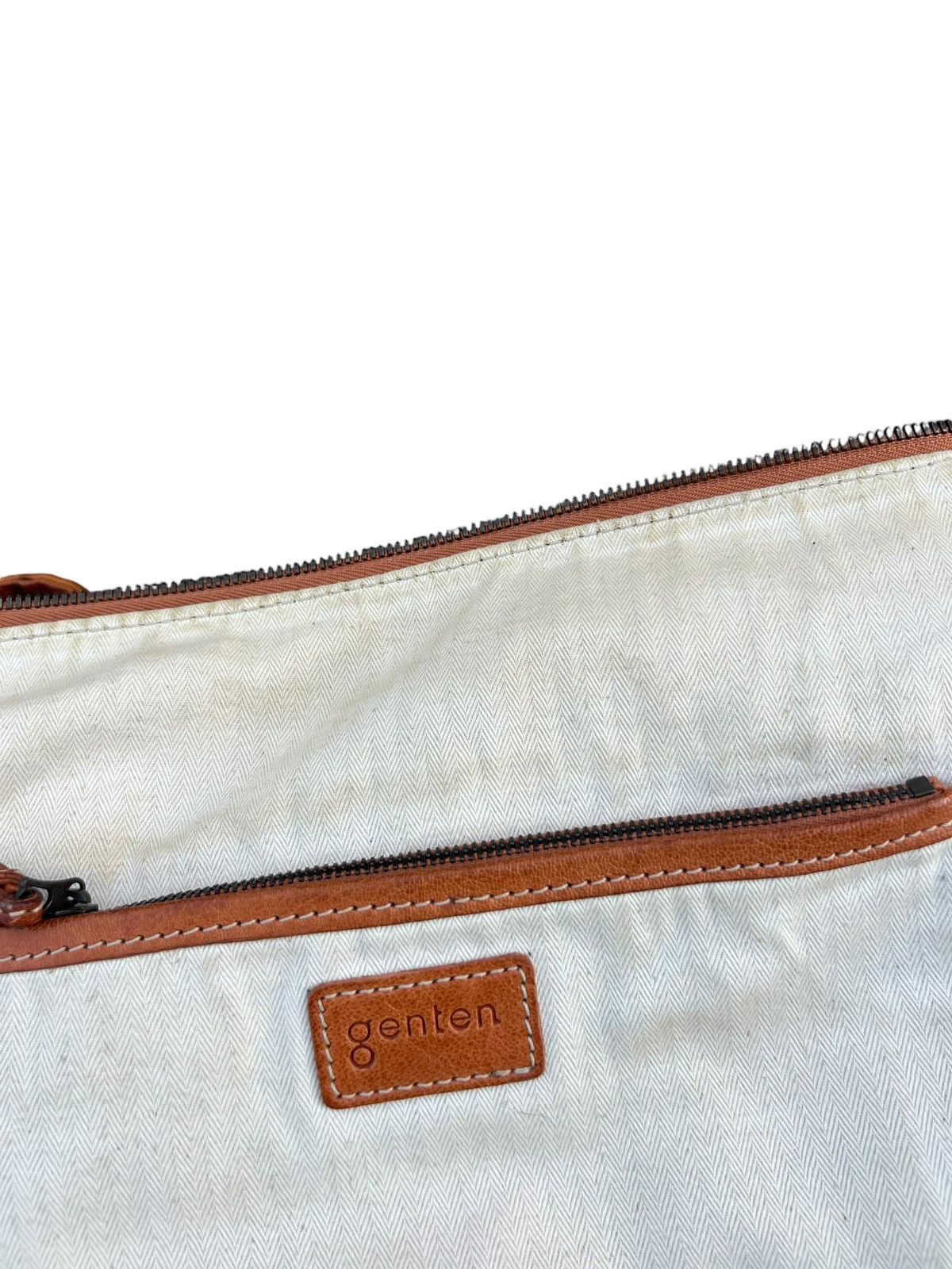 Leather Genten Japan Fade Patina Leather Bag Banana Size ONE SIZE - 23 Thumbnail