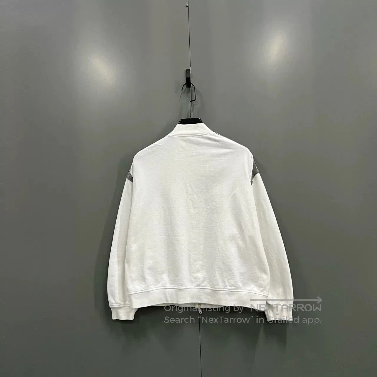 Brunello Cucinelli Brunello Cucinelli Contrast Trim Zip Jacket. Size US M / EU 48-50 / 2 - 2 Thumbnail