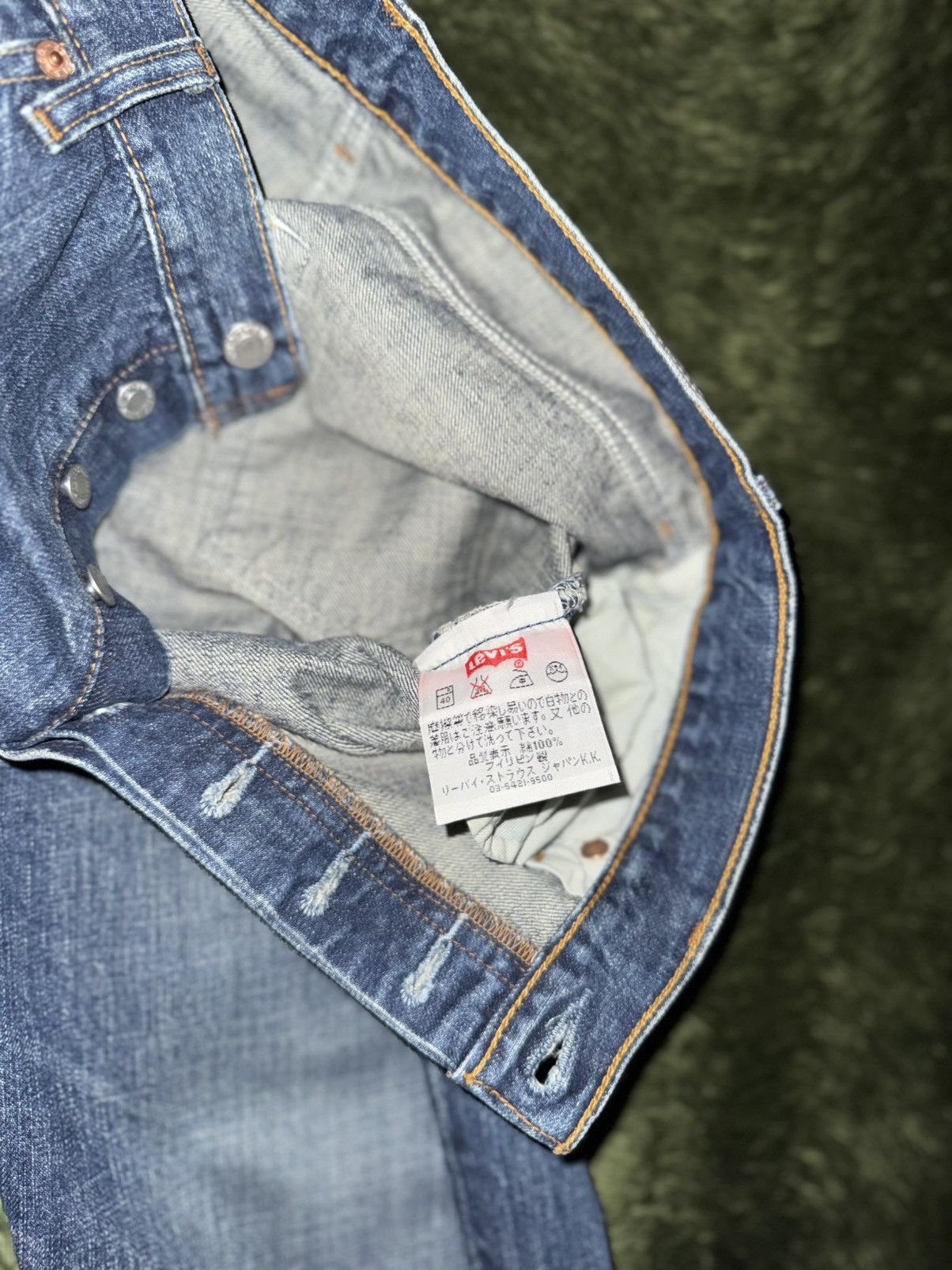 Levi's [30x14] Levi’s 501 Japan Release Button Fly Denim Shorts Size US 30 / EU 46 - 4 Thumbnail