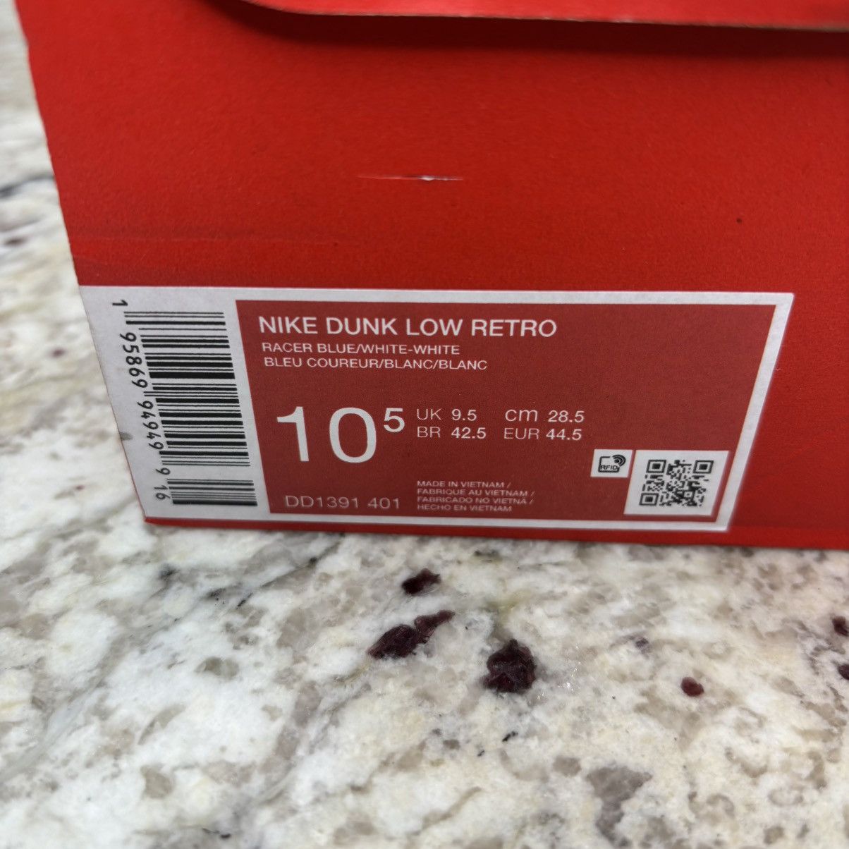 Nike Size 10.5 - Nike Dunk Low Racer Blue white Clean With Box Size US 10.5 / EU 43-44 - 15 Thumbnail