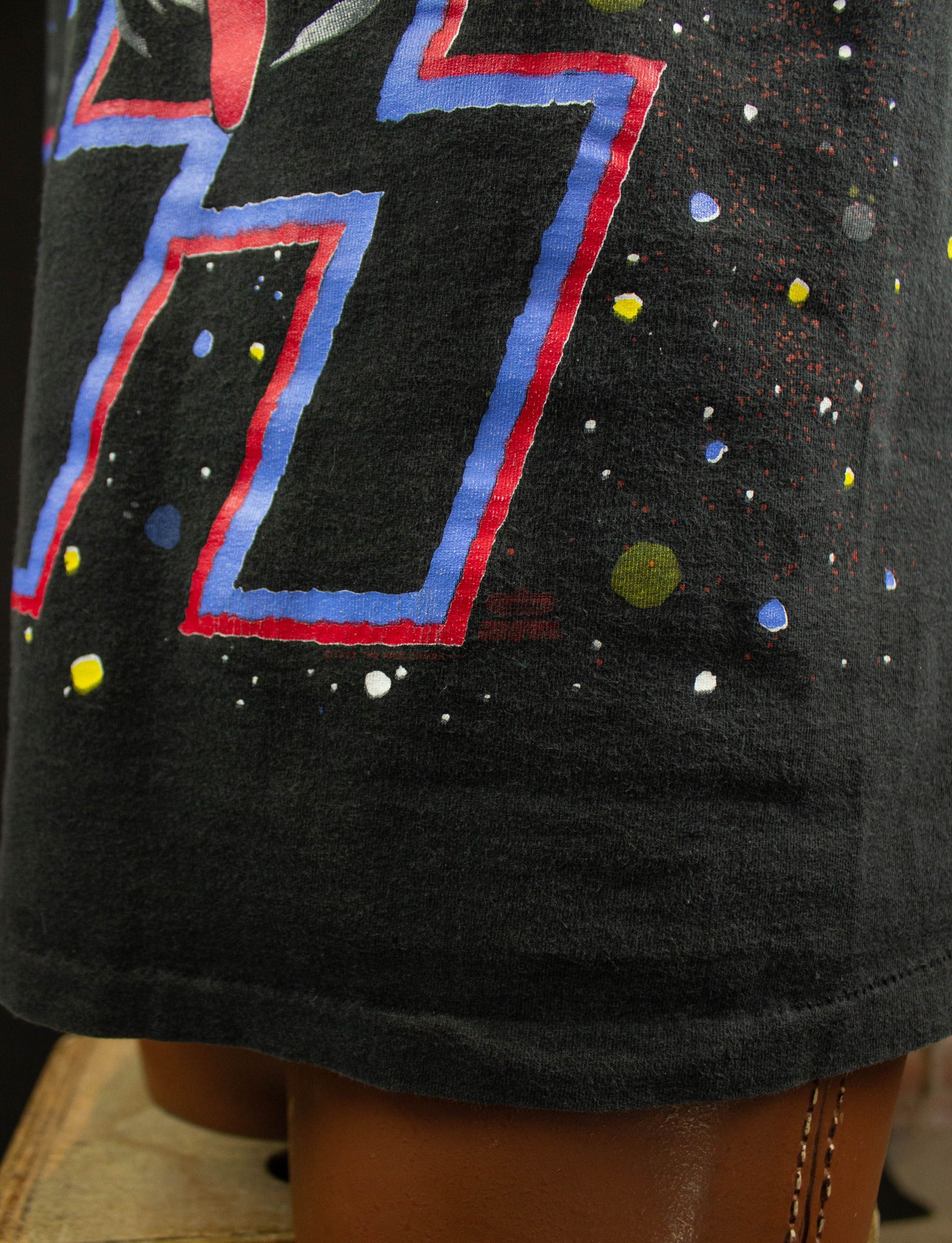 Vintage KISS Concert T Shirt 1992 All Over Print Winterland Tops