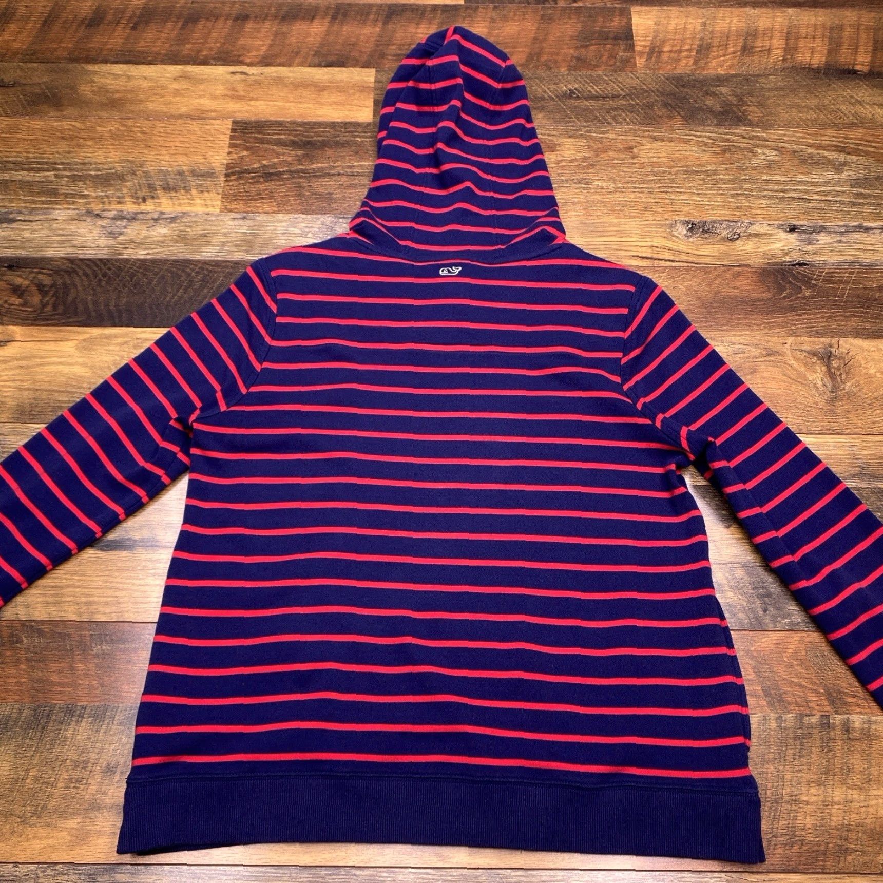 Vineyard Vines Vineyard Vines Hoodie Womens Small Navy Red Striped Stretch Sweater Size S / US 4 / IT 40 - 3 Thumbnail