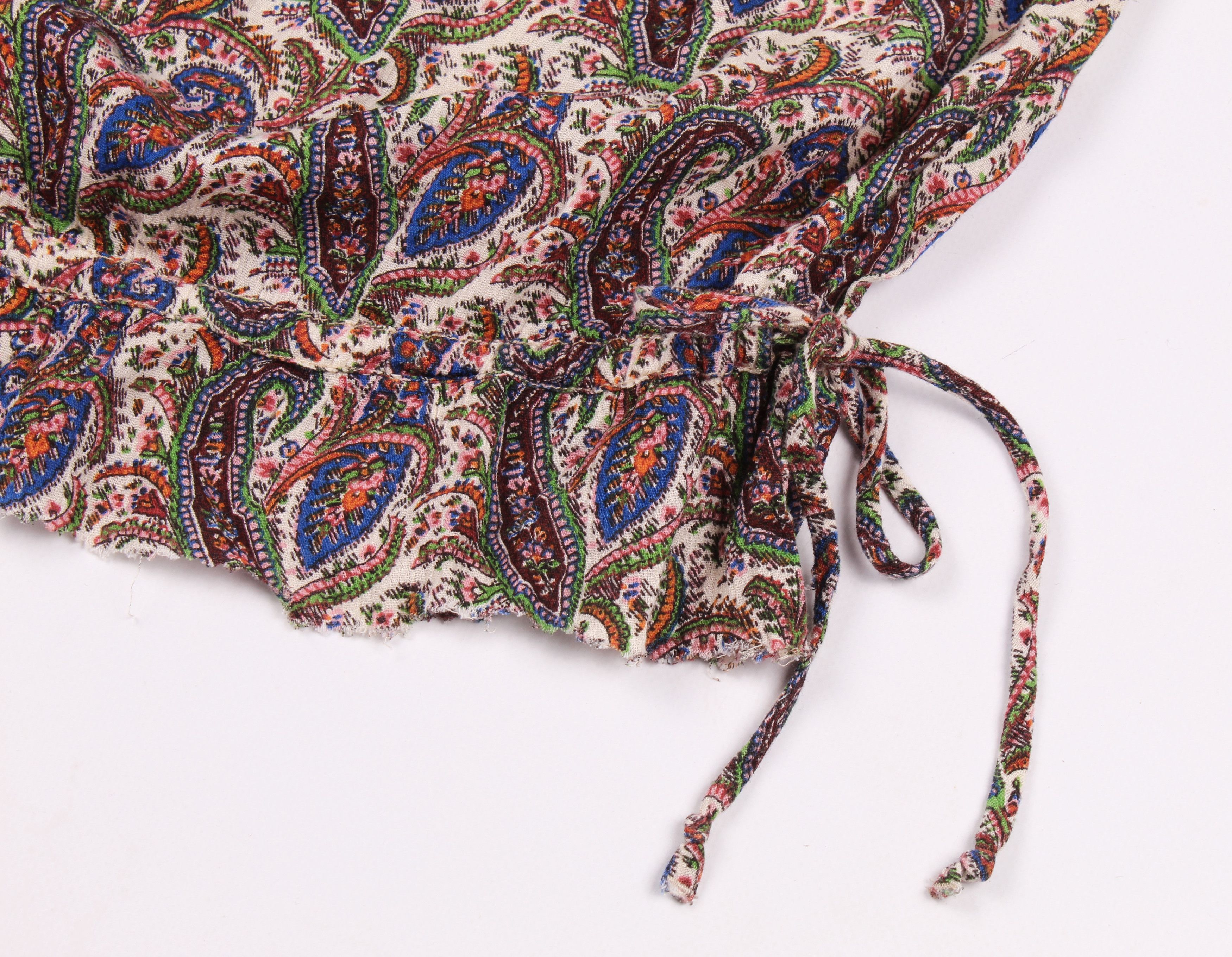 Denim & Supply Ralph Lauren Denim And Supply Ralph Lauren Paisley Boho Cropped Top Size XS / US 0-2 / IT 36-38 - 6 Thumbnail