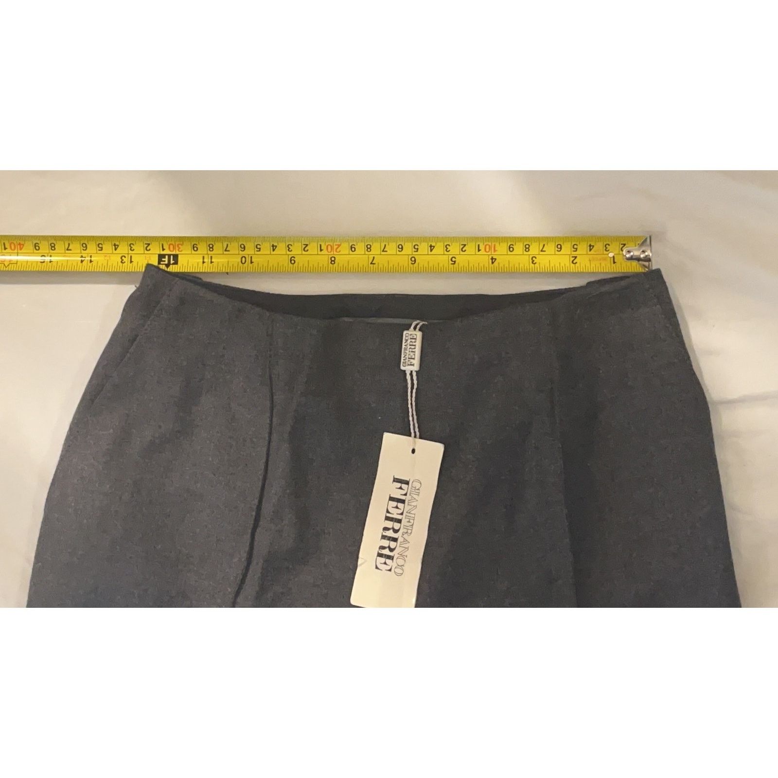 Gianfranco Ferre VTG Gianfranco Ferre Women Wool Pants Size 27" / US 4 / IT 40 - 10 Thumbnail