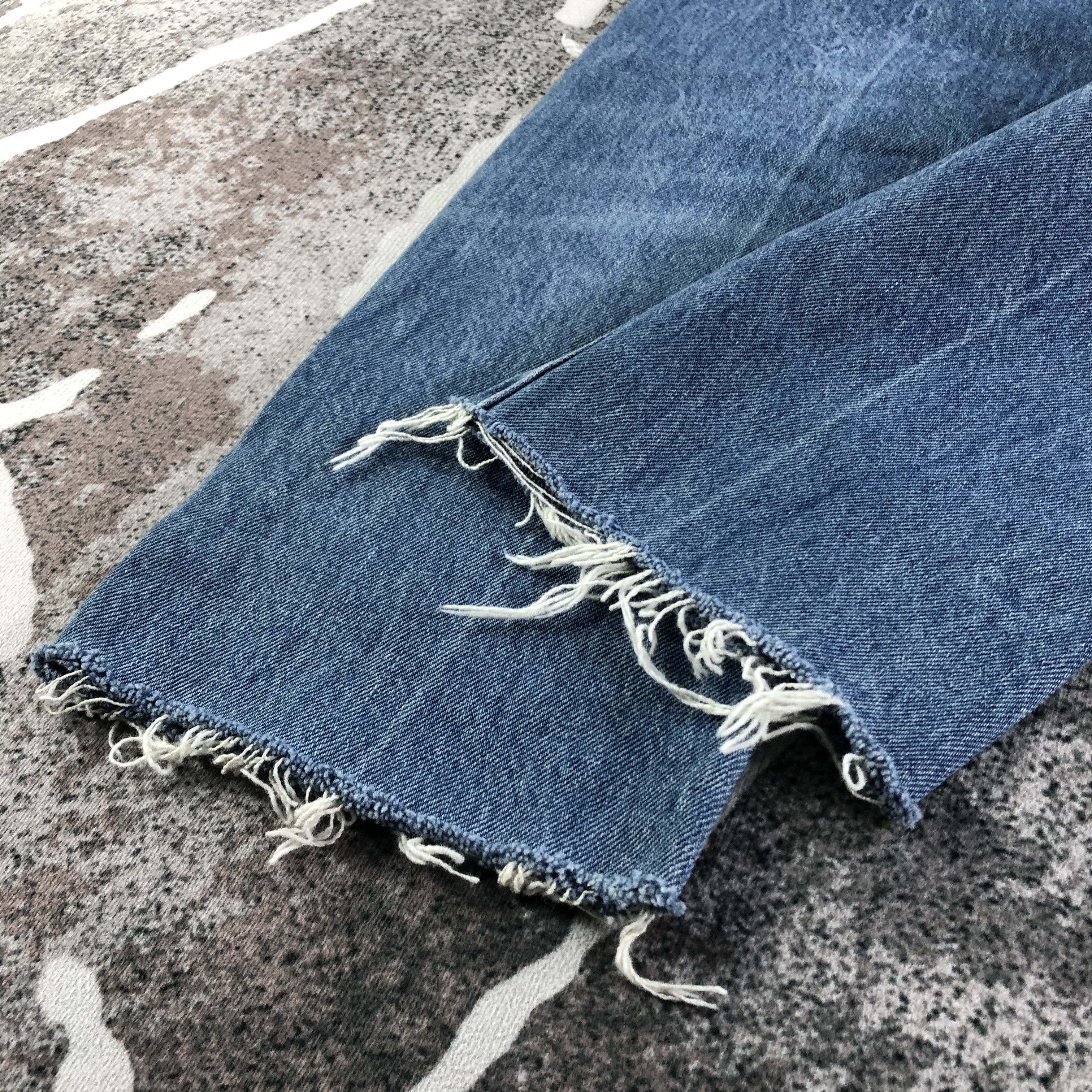 Levi's Levis 501 Jeans Ripped Denim KJ2249 Size US 28 / EU 44 - 6 Thumbnail
