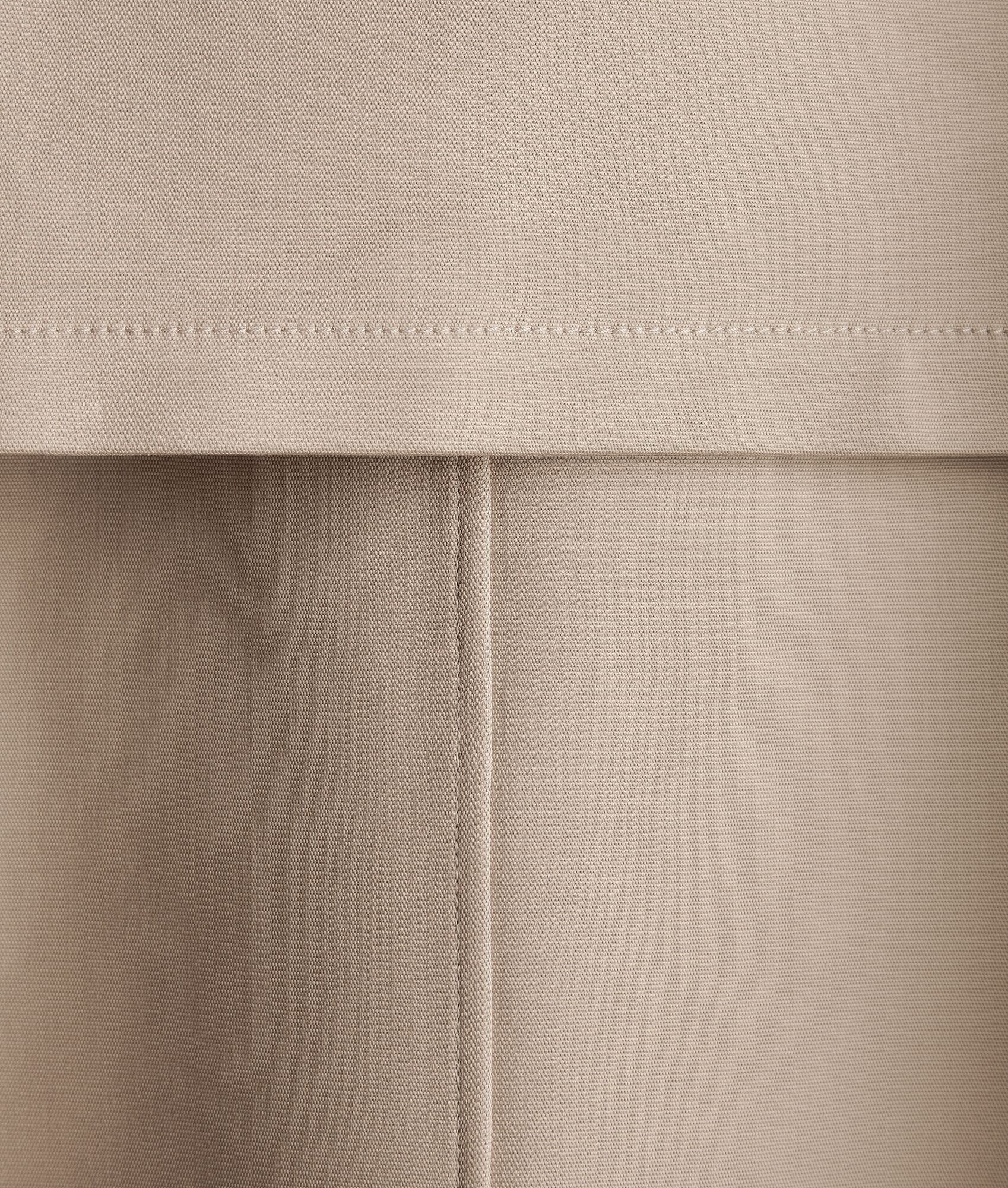 Bottega Veneta o1n1vont1224 Bonded Wool And Cotton Coat in Beige Size S / US 4 / IT 40 - 5 Thumbnail