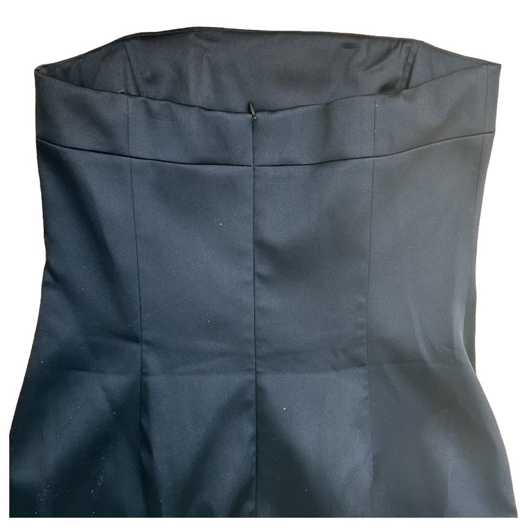 Laundry by Shelli Segal Laundry by Shelli Segal Strapless Black Dress - Size 10 Size L / US 10 / IT 46 - 4 Thumbnail