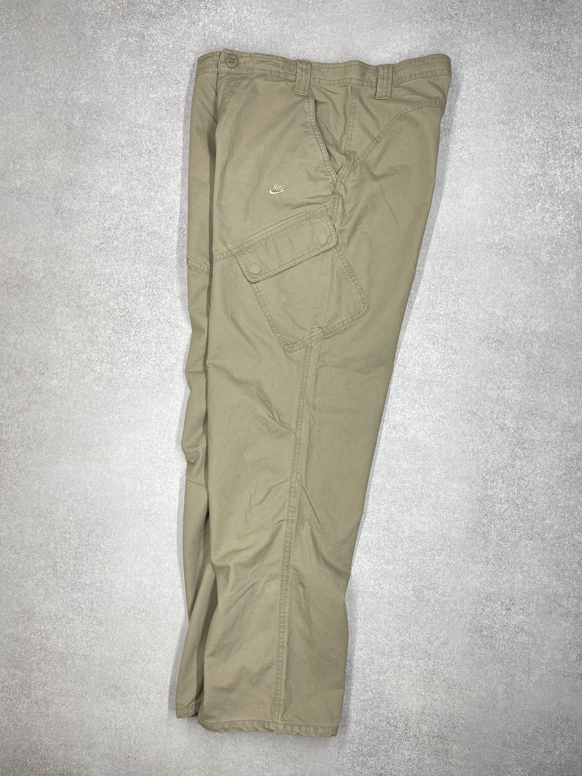 Nike Vintage Nike Cargo Pants Beige Drill Y2K TECH ACG TN Size US 36 / EU 52 - 4 Thumbnail